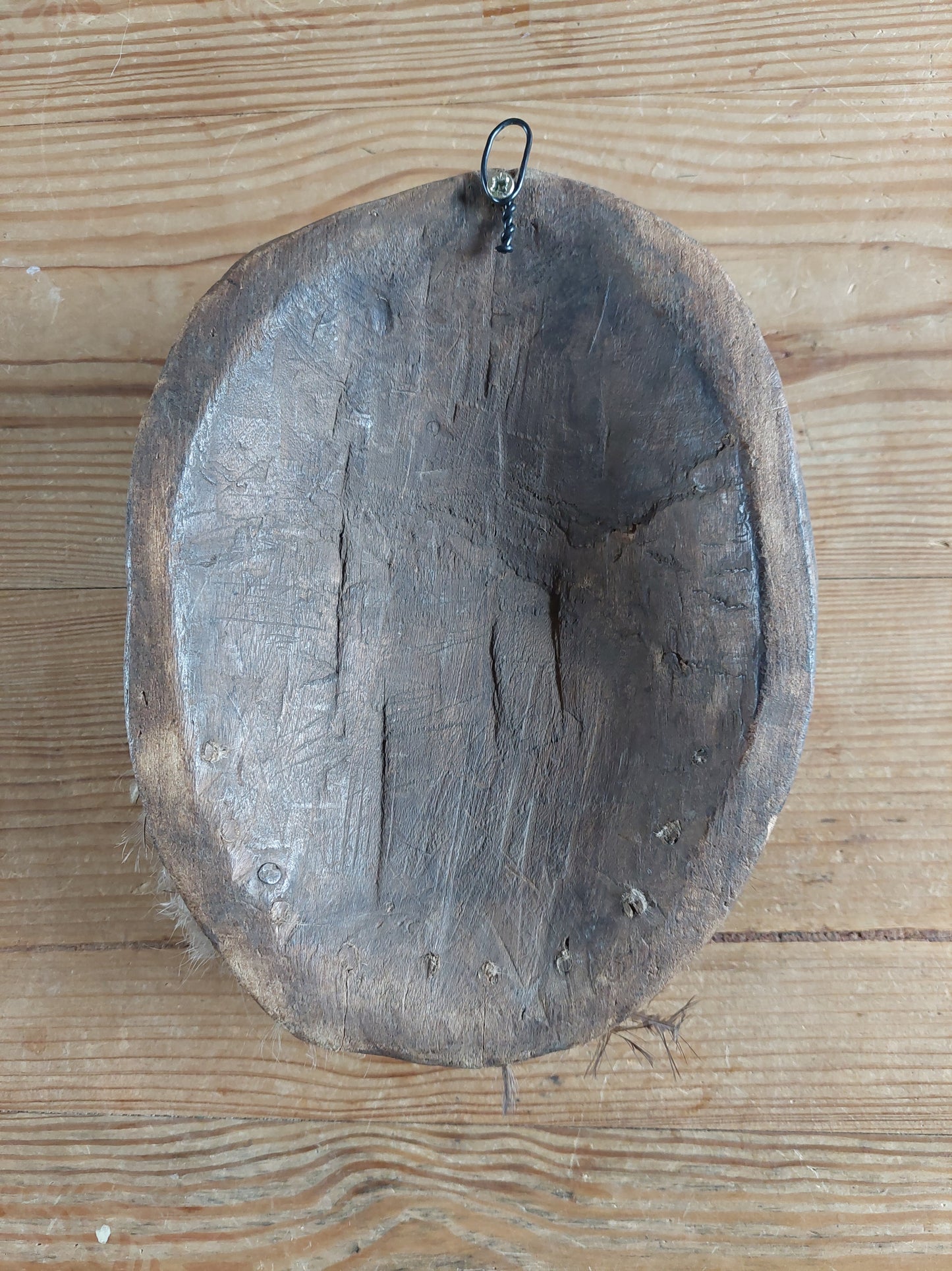 Vintage Nepalese wooden mask