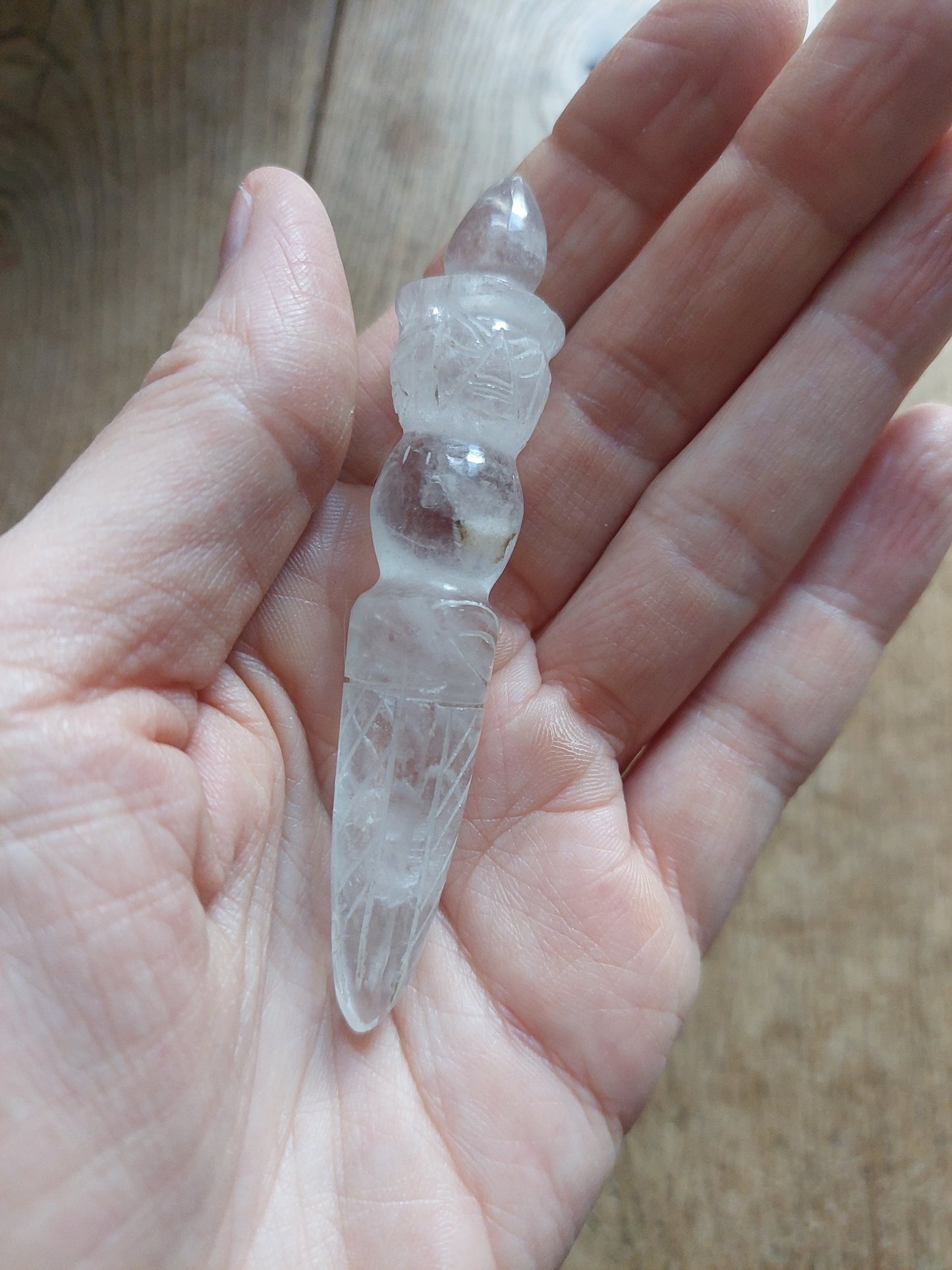 Crystal phurba #1