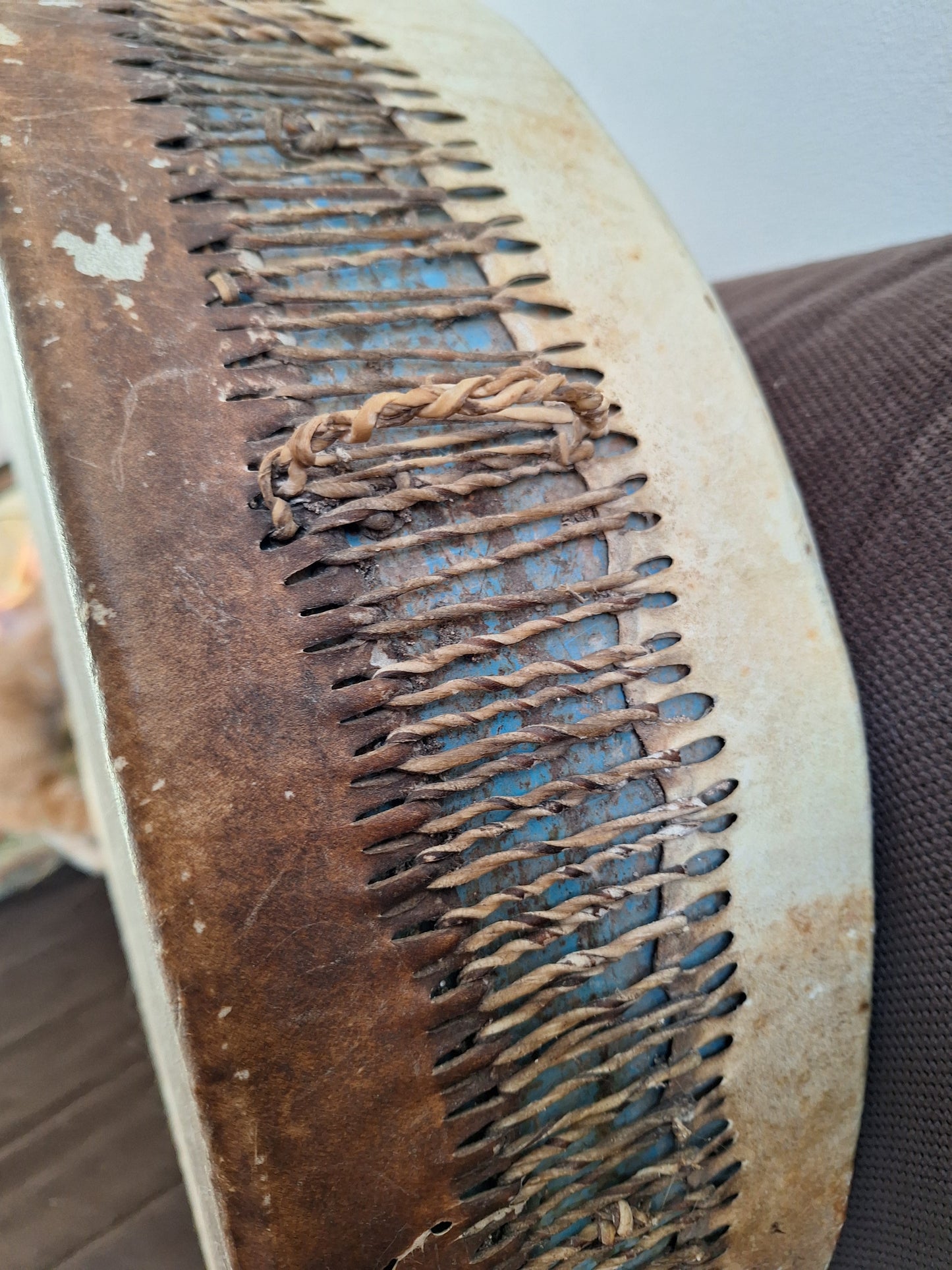 African double headed frame drum