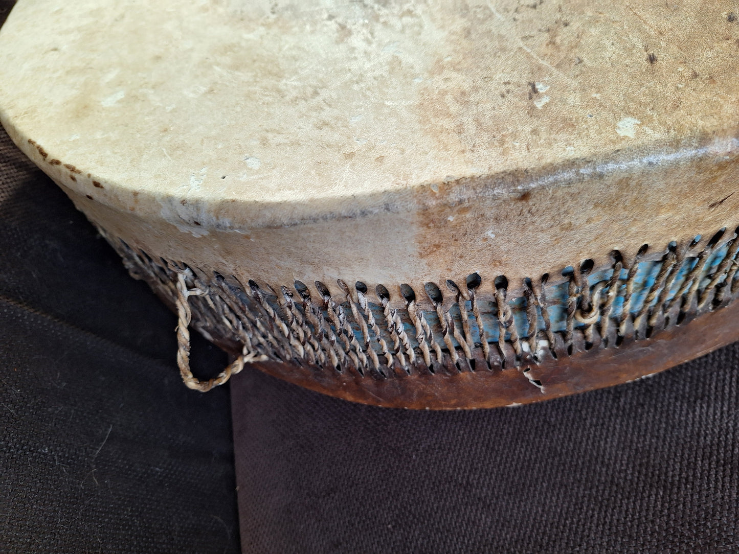 African double headed frame drum