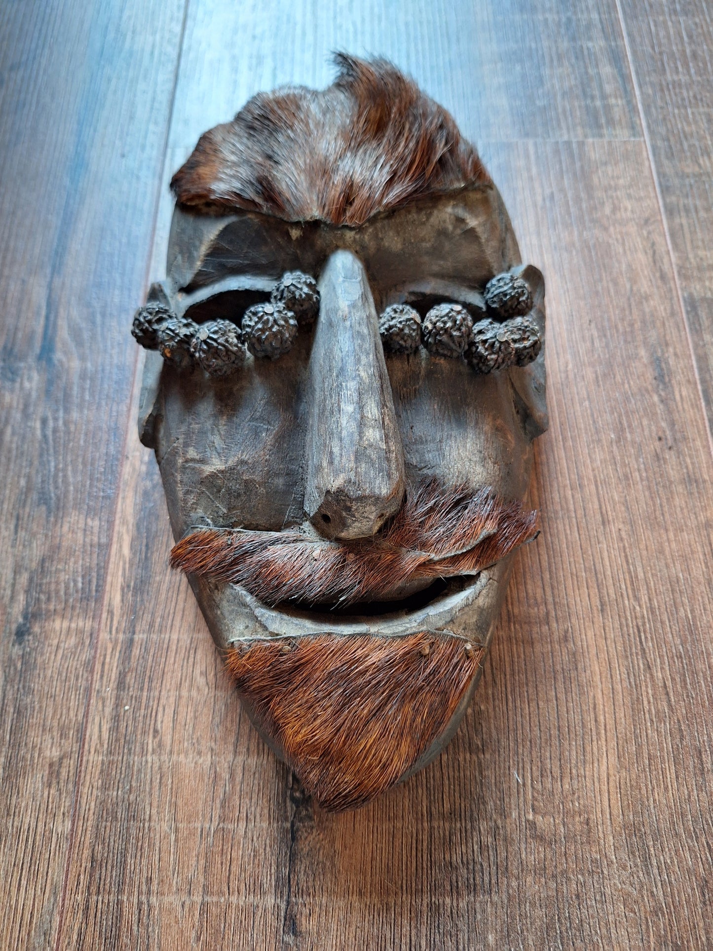 Antique Nepalese wooden mask