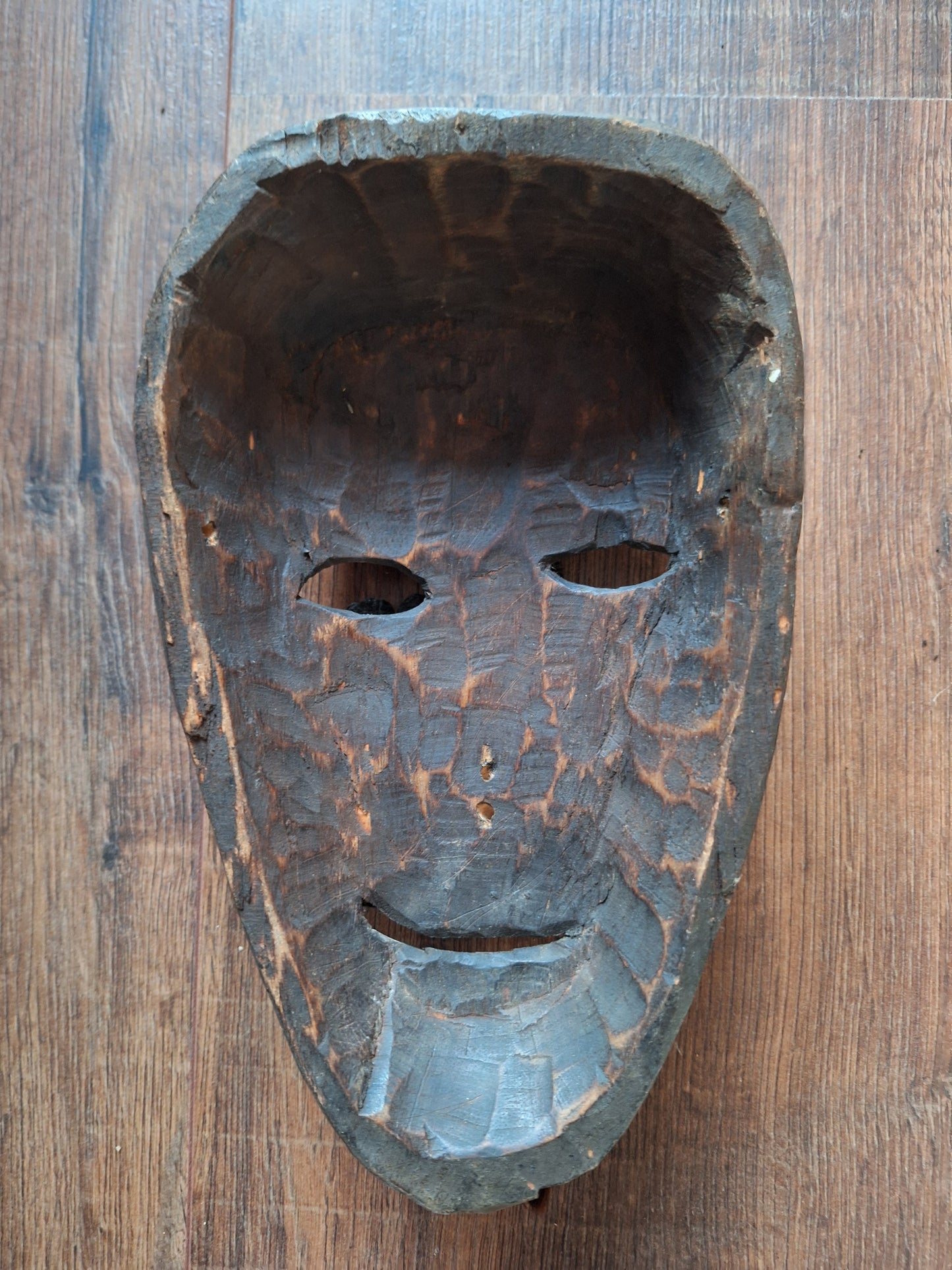 Antique Nepalese wooden mask