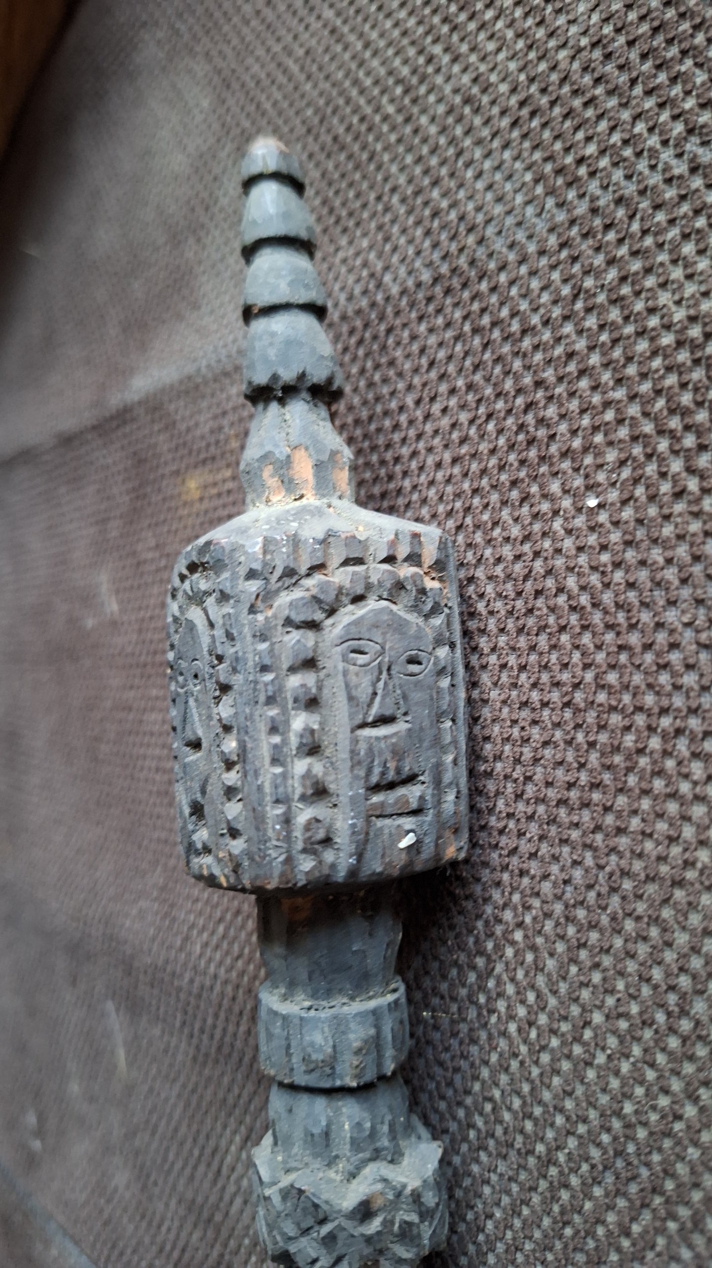 Antique wooden phurba #34