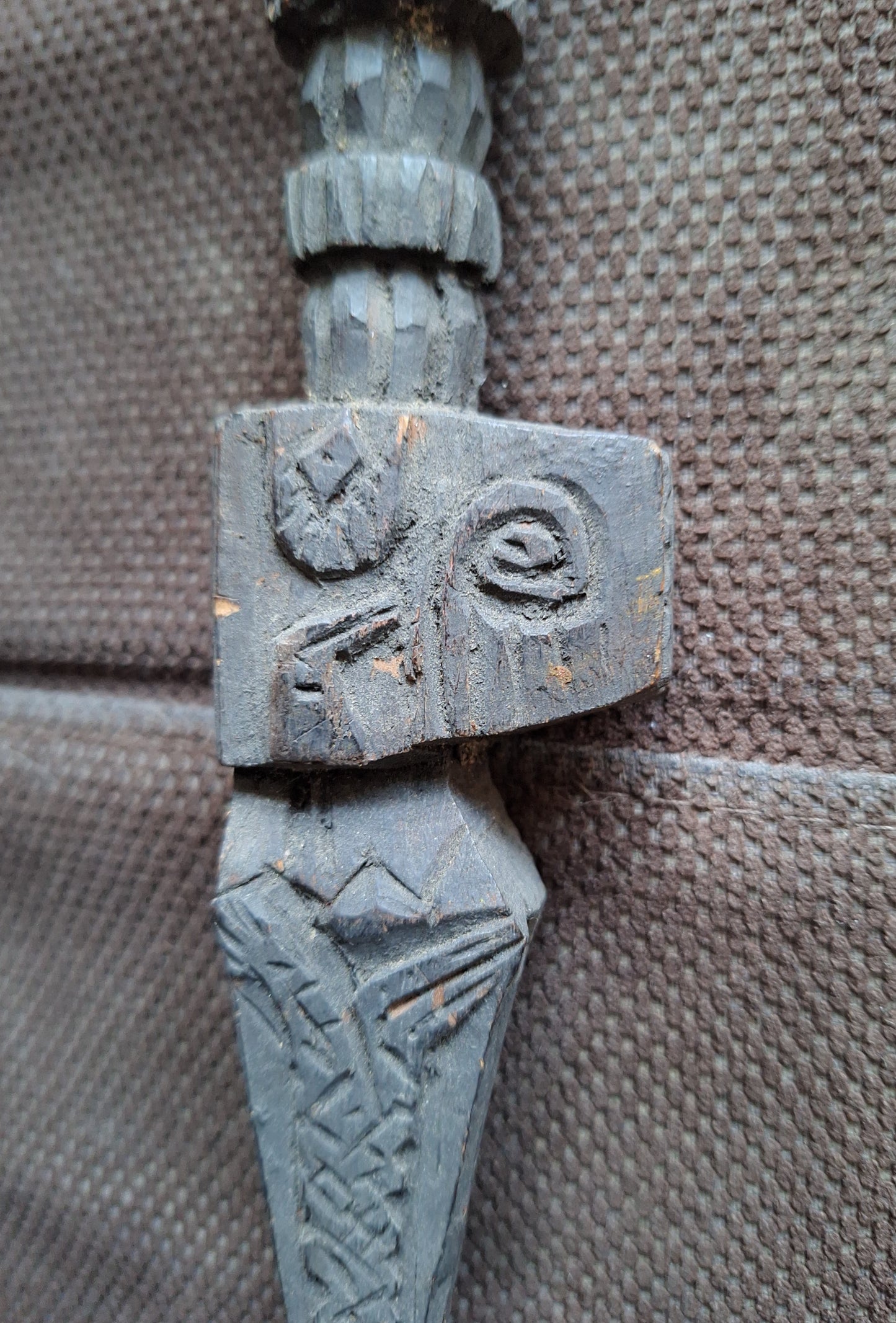 Antique wooden phurba #34