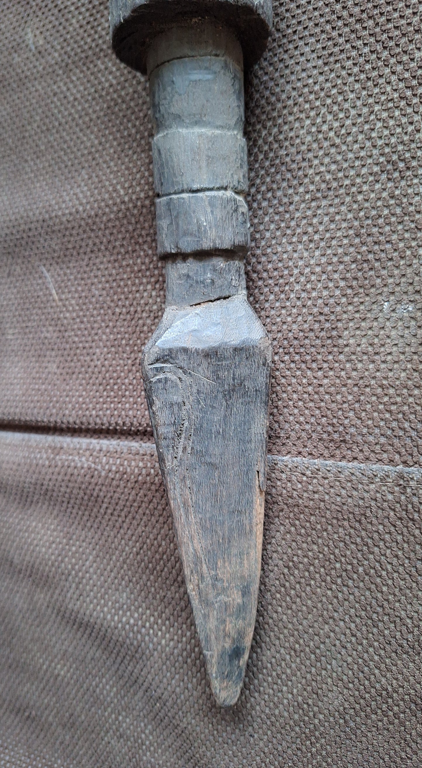 Antique wooden phurba #35