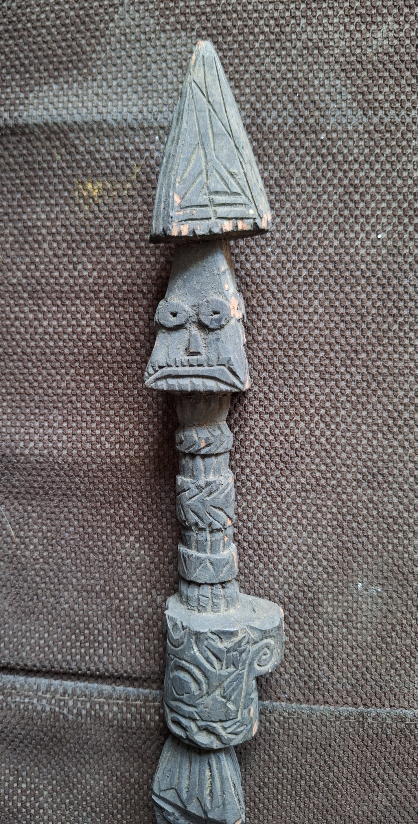 Antique wooden phurba #36