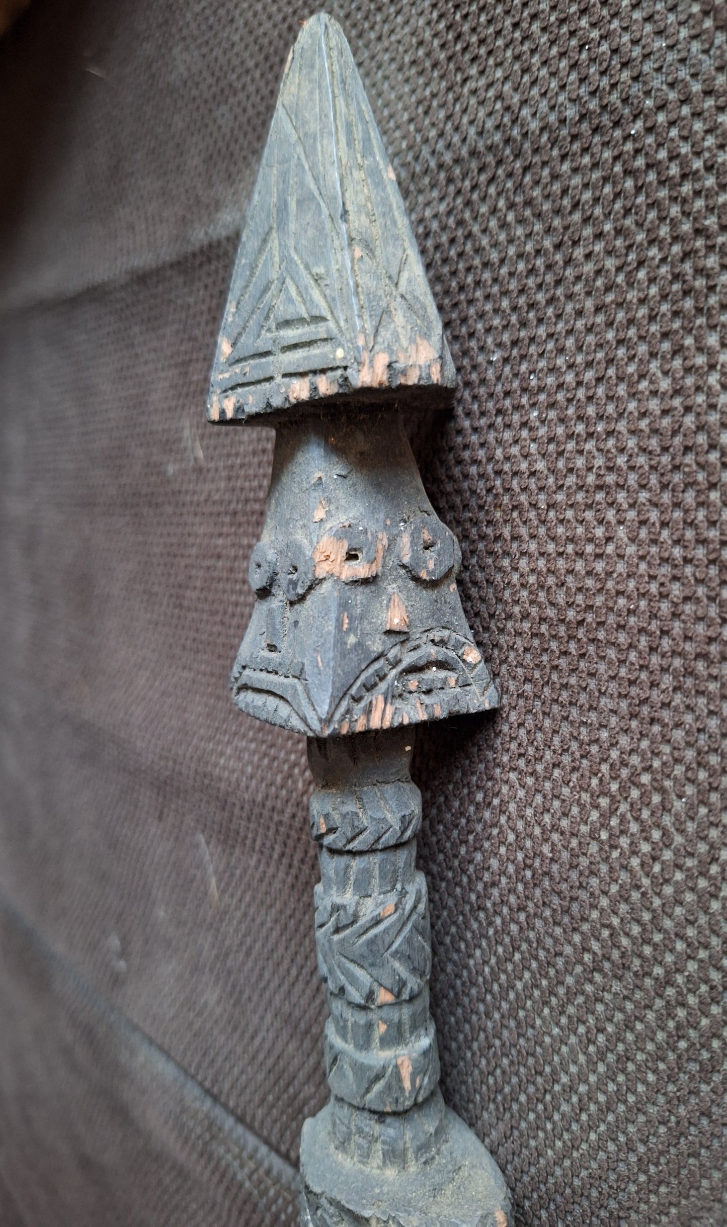 Antique wooden phurba #36
