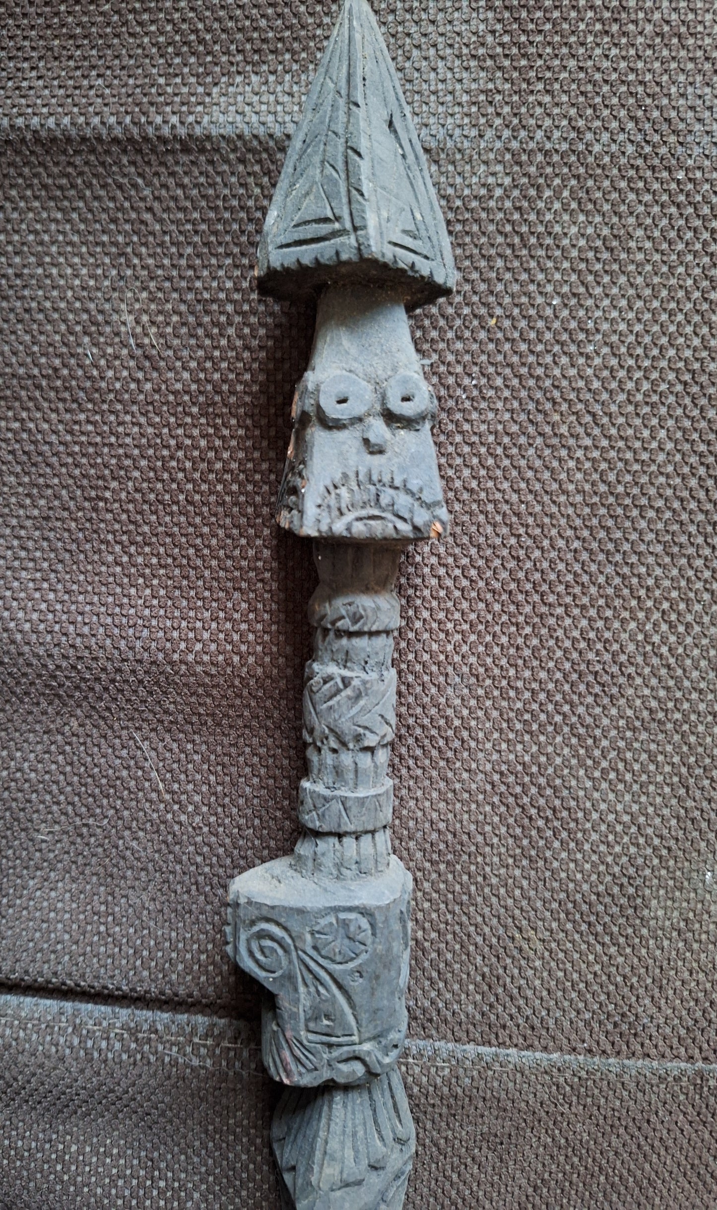 Antique wooden phurba #36