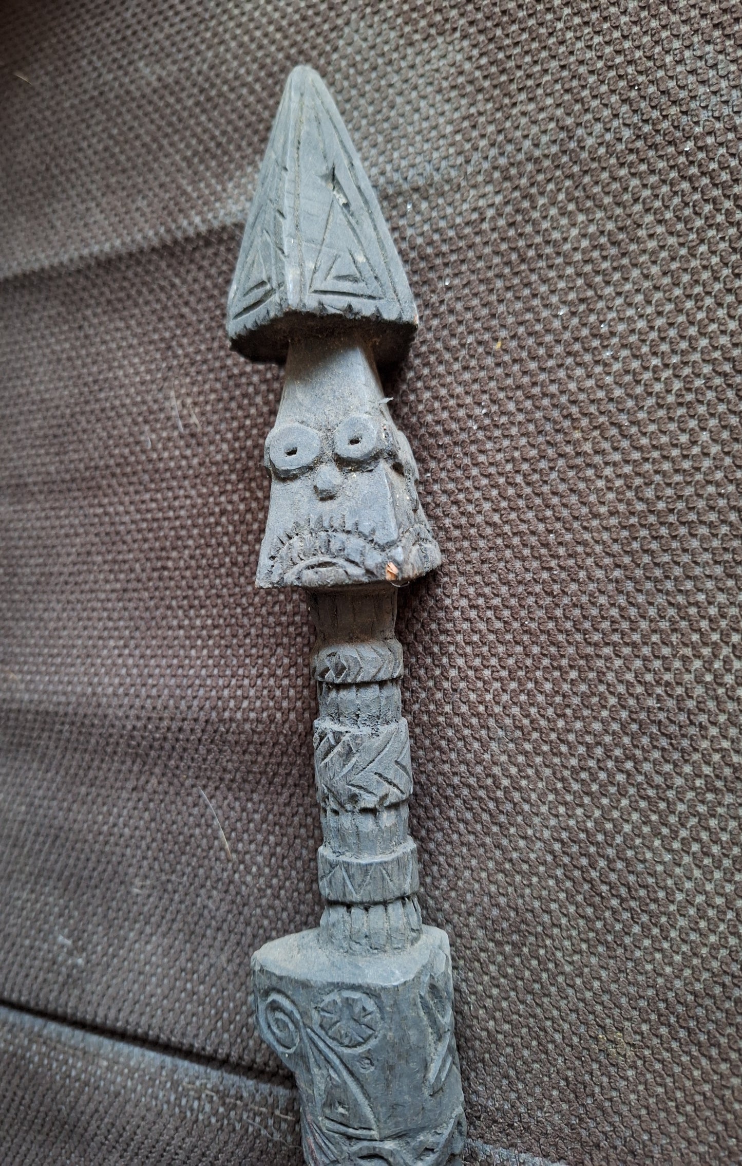 Antique wooden phurba #36