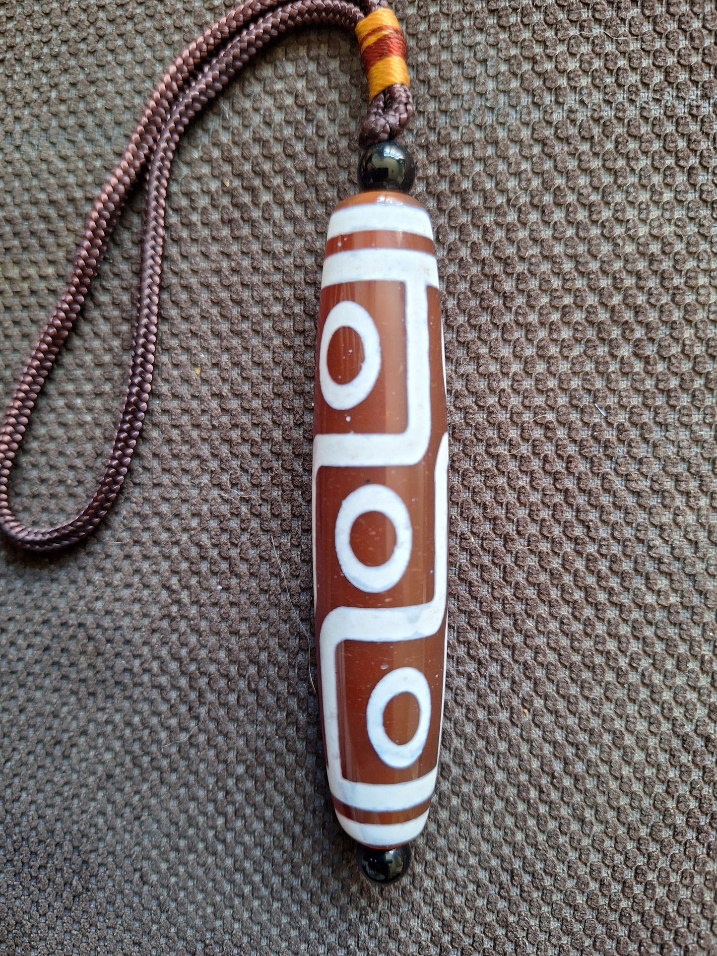 9 eye meditation dzi bead