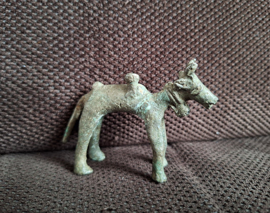 Antique Jajarkot tribal five-legged cow figurine #2