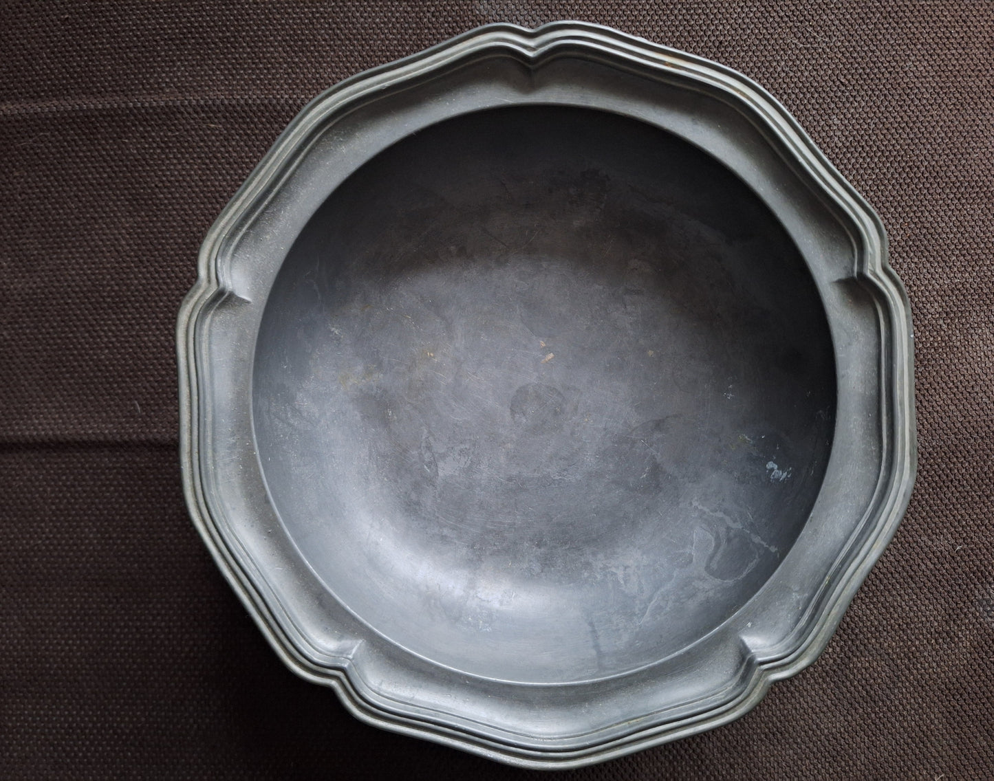 Vintage pewter bowl for burning incense or herbs #2