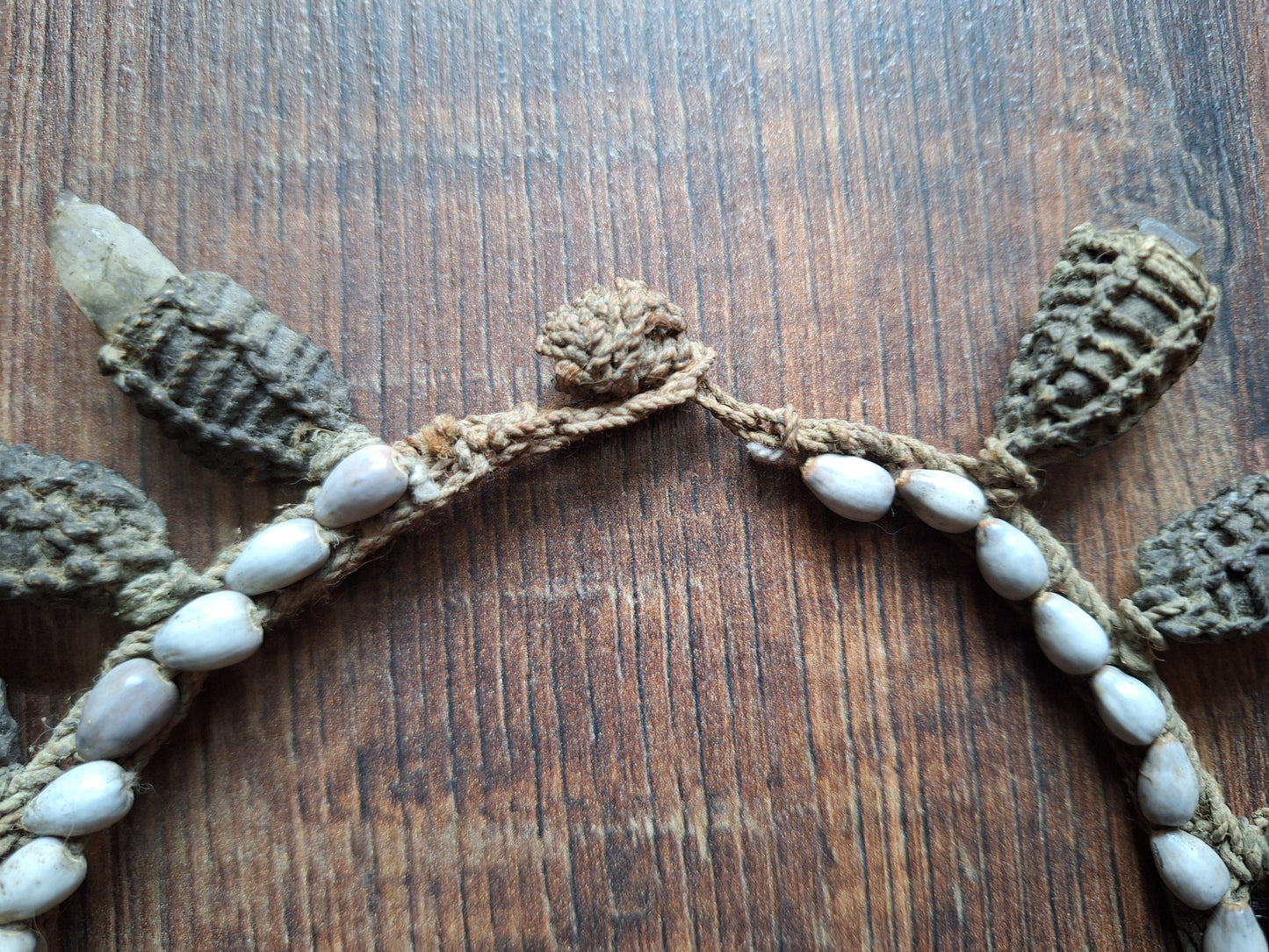 Old Ifugao tribal crystal necklace