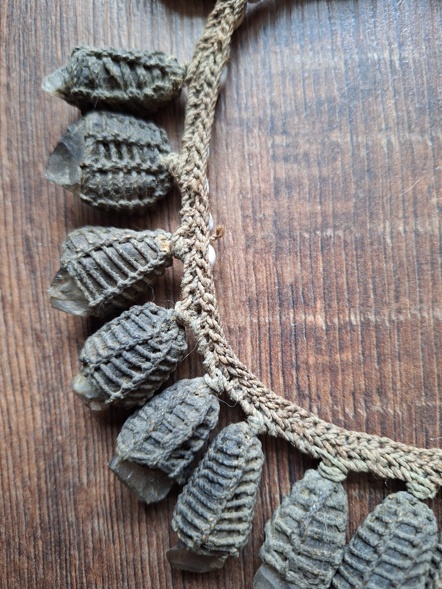 Old Ifugao tribal crystal necklace