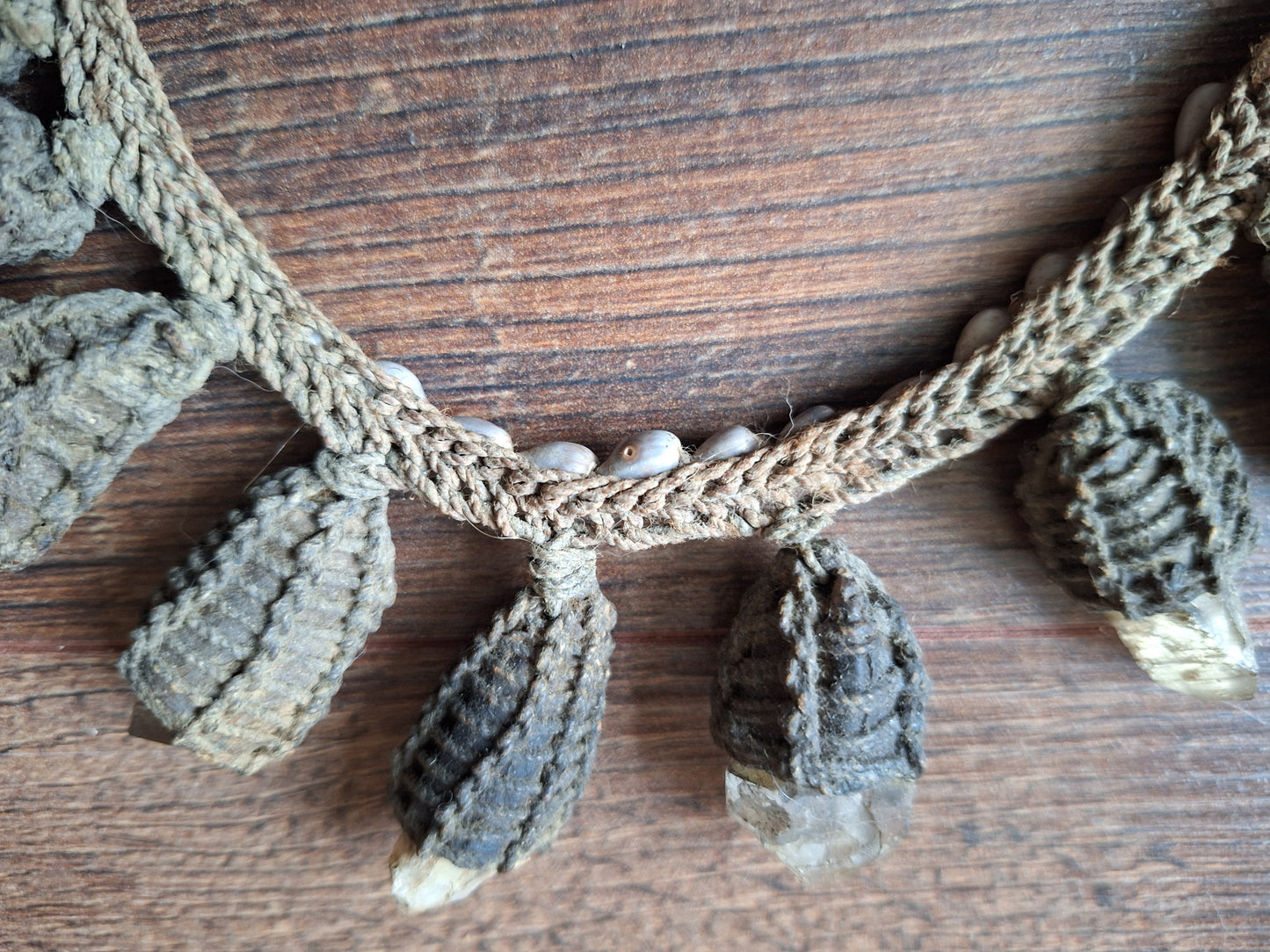 Old Ifugao tribal crystal necklace