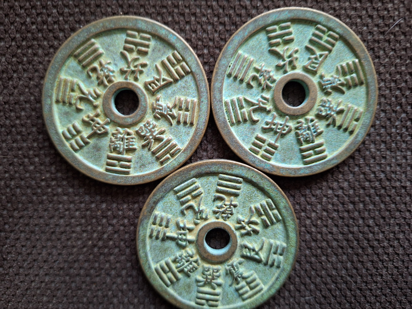 Chinese numismatic charm Trigrams and Zodiac
