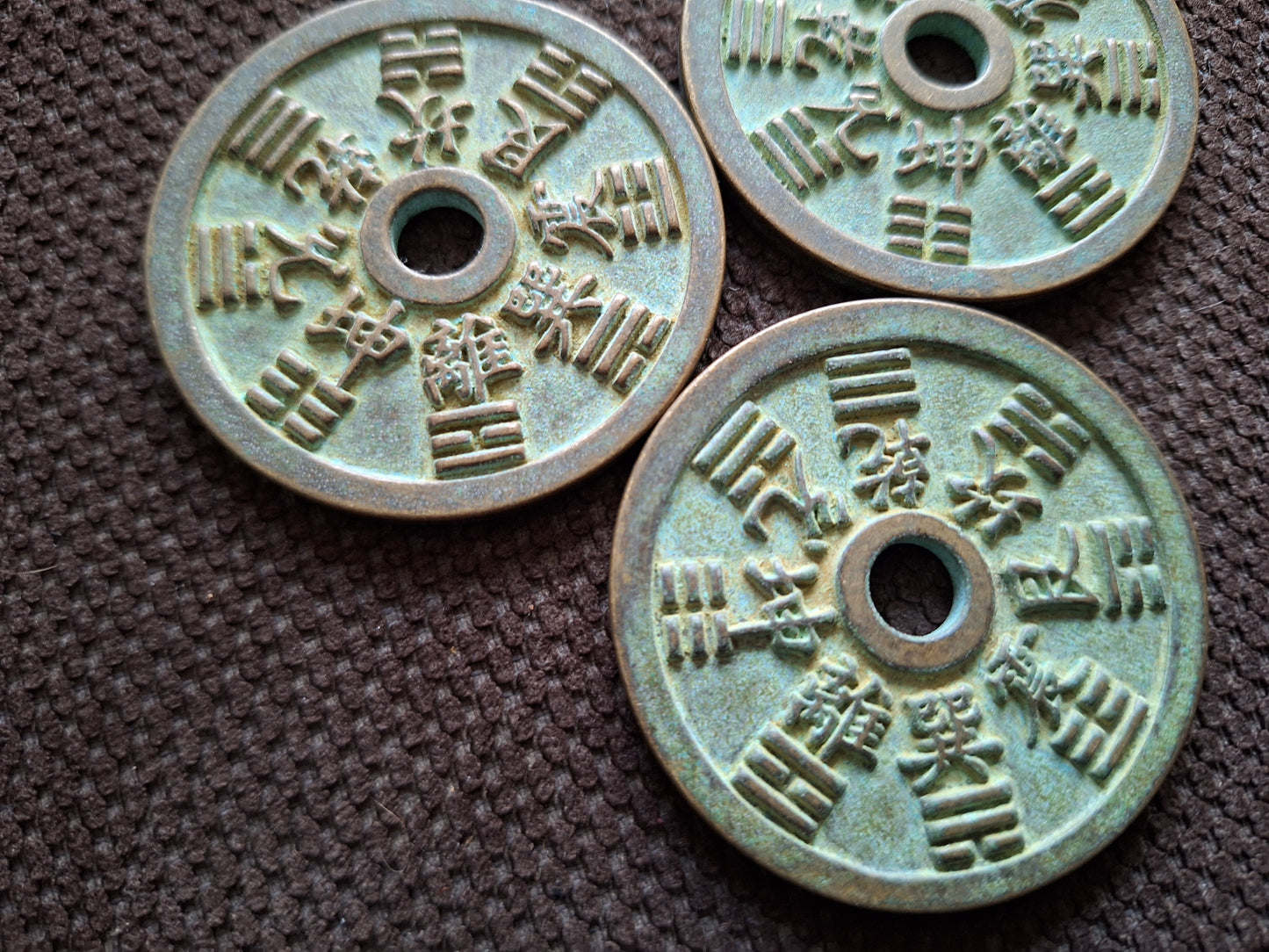 Chinese numismatic charm Trigrams and Zodiac