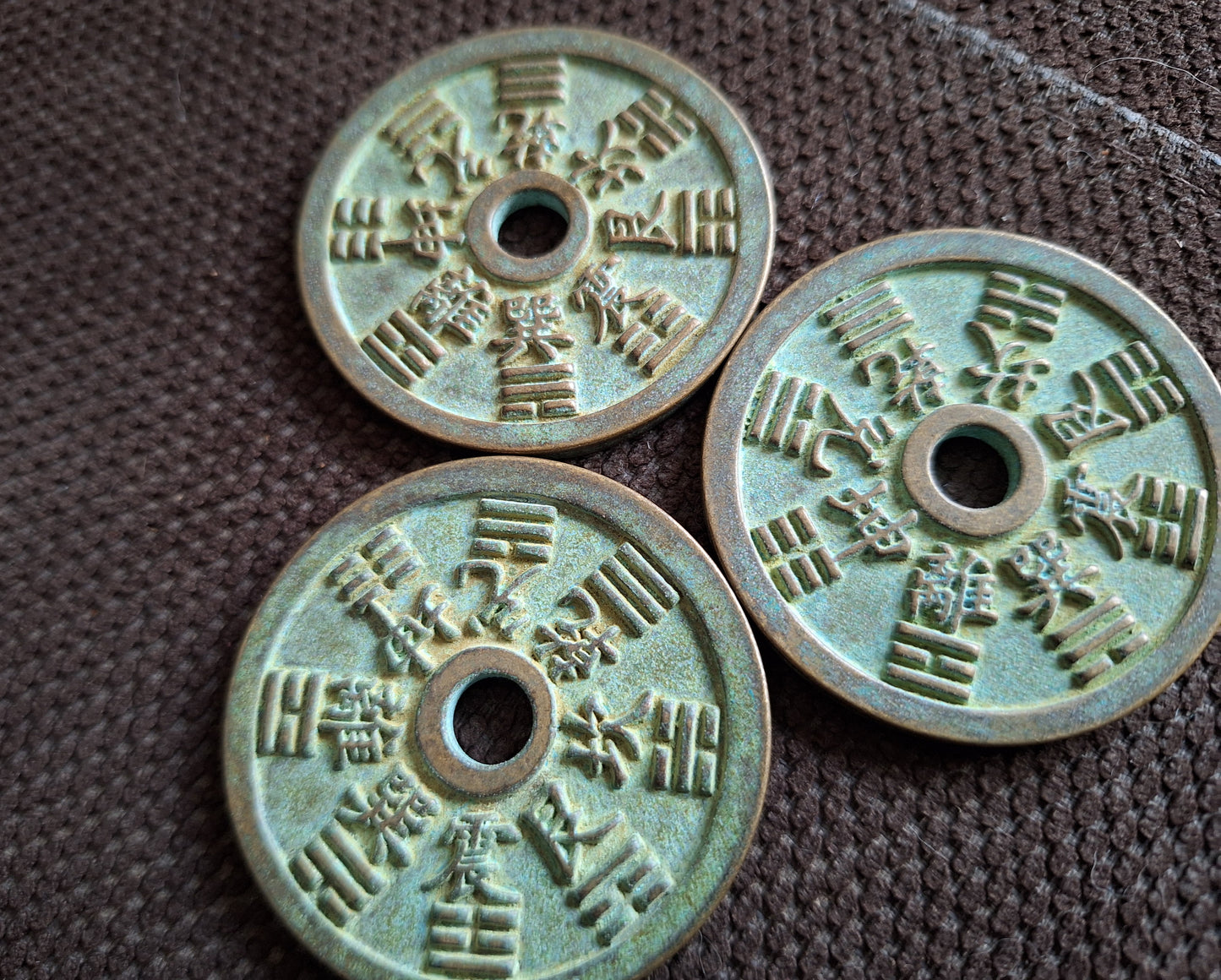 Chinese numismatic charm Trigrams and Zodiac