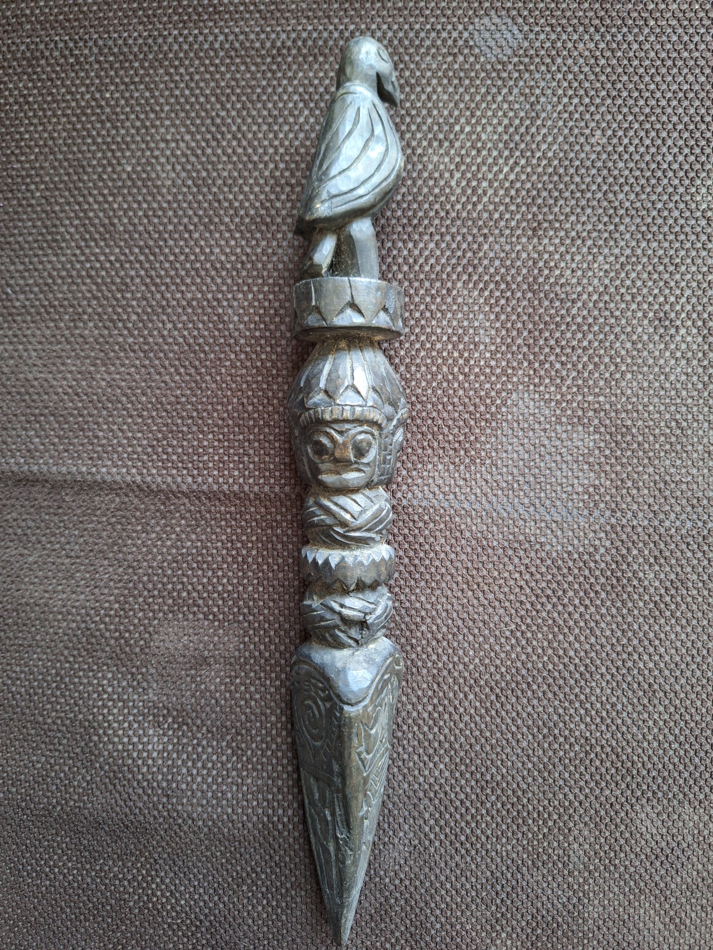 Antique wooden phurba #37