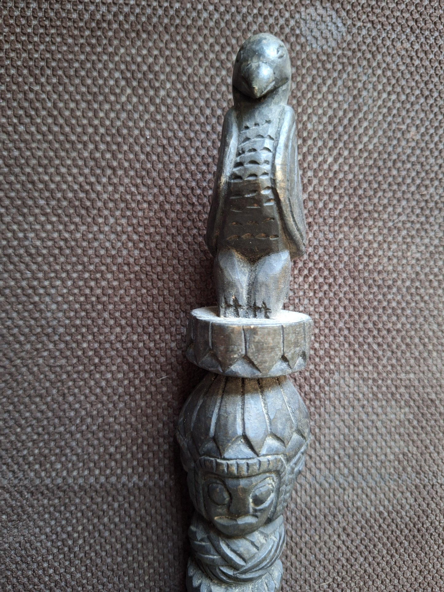 Antique wooden phurba #37