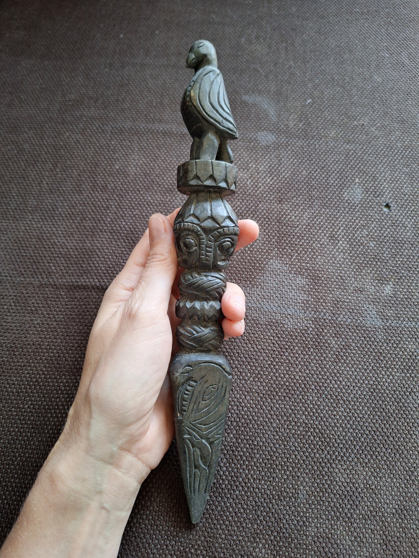 Old wooden phurba #37