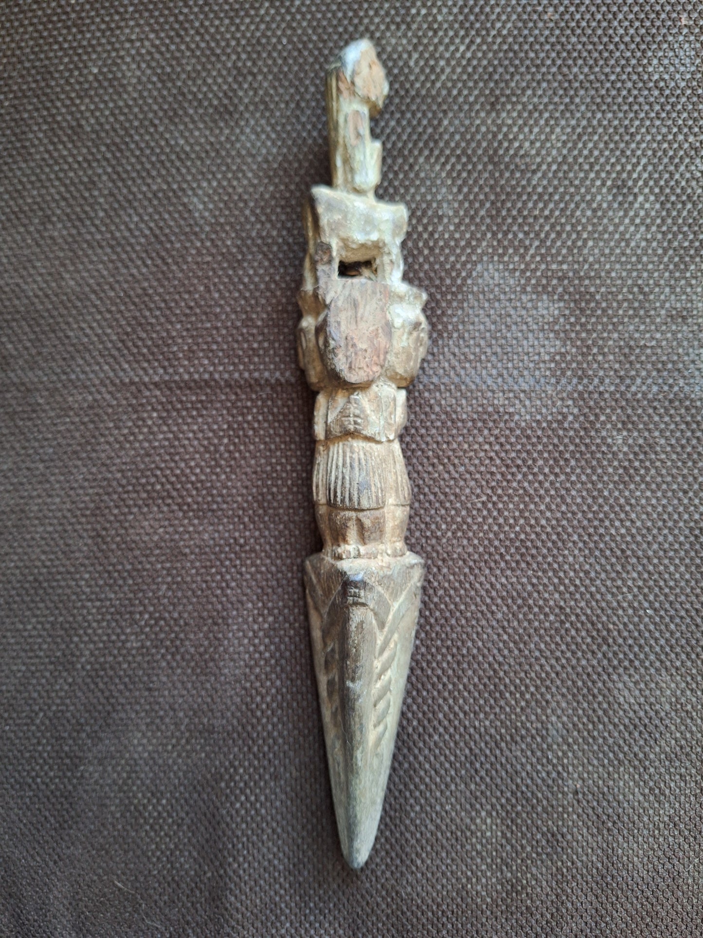 Antique wooden phurba #38