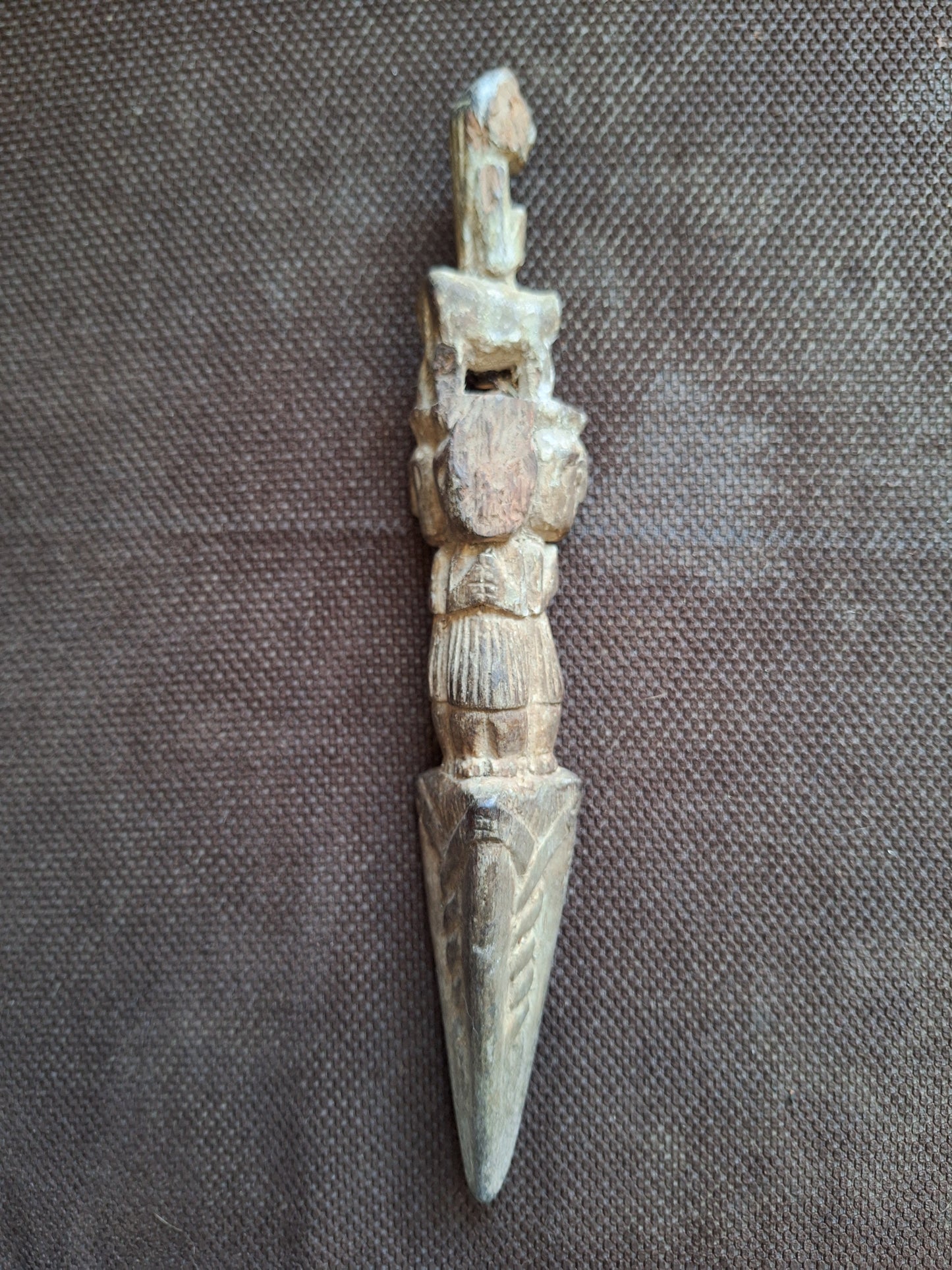 Antique wooden phurba #38