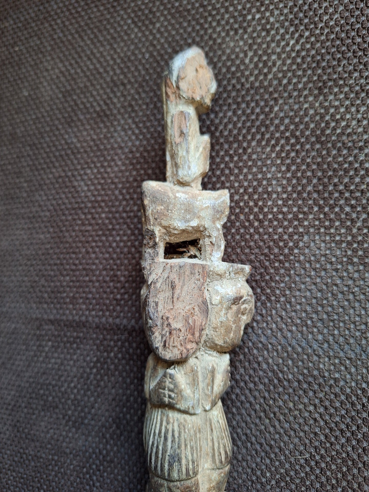 Antique wooden phurba #38