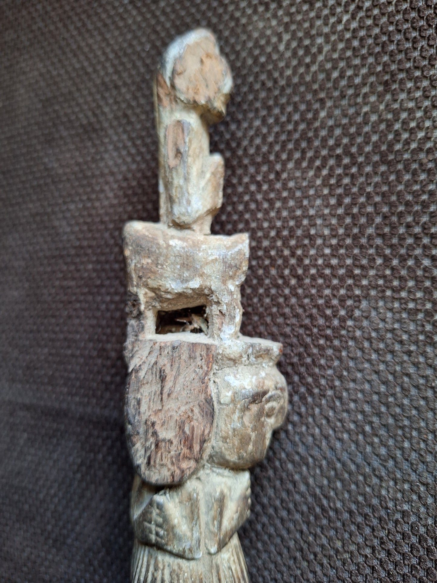 Antique wooden phurba #38