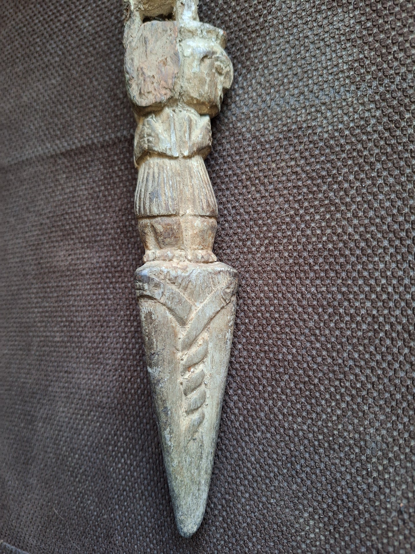 Antique wooden phurba #38