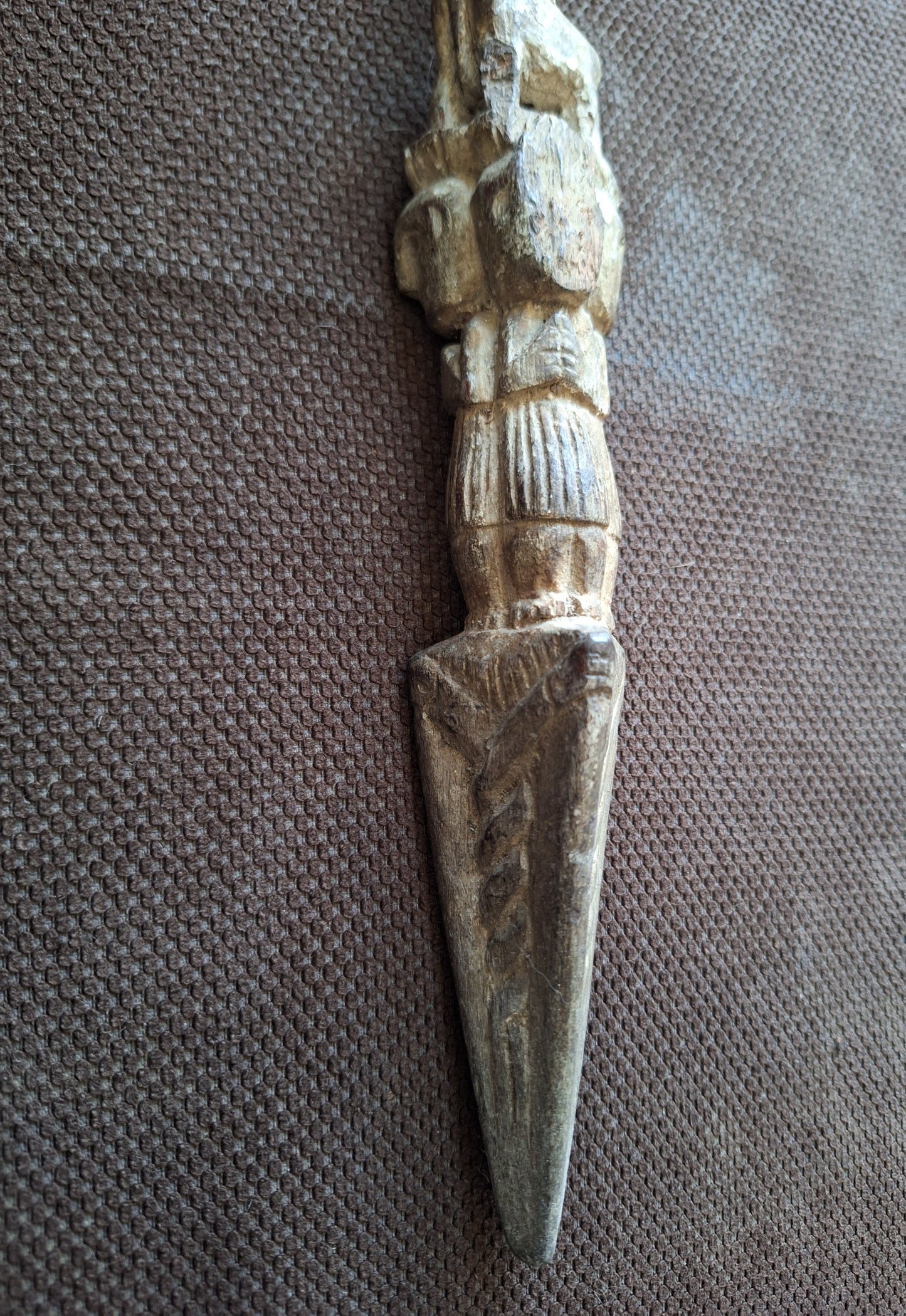 Antique wooden phurba #38