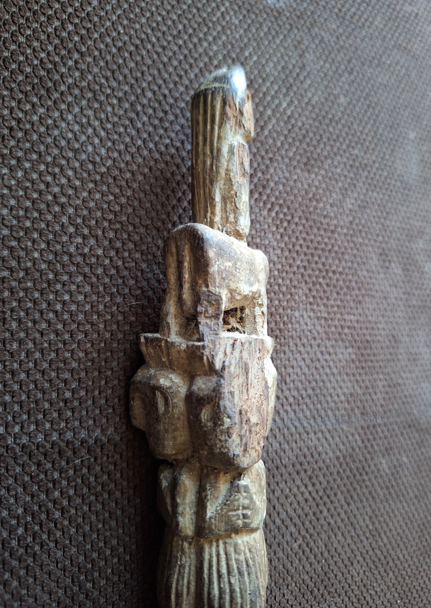 Antique wooden phurba #38
