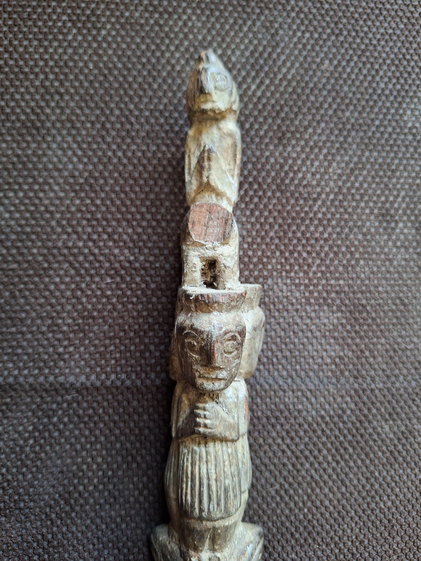 Antique wooden phurba #38
