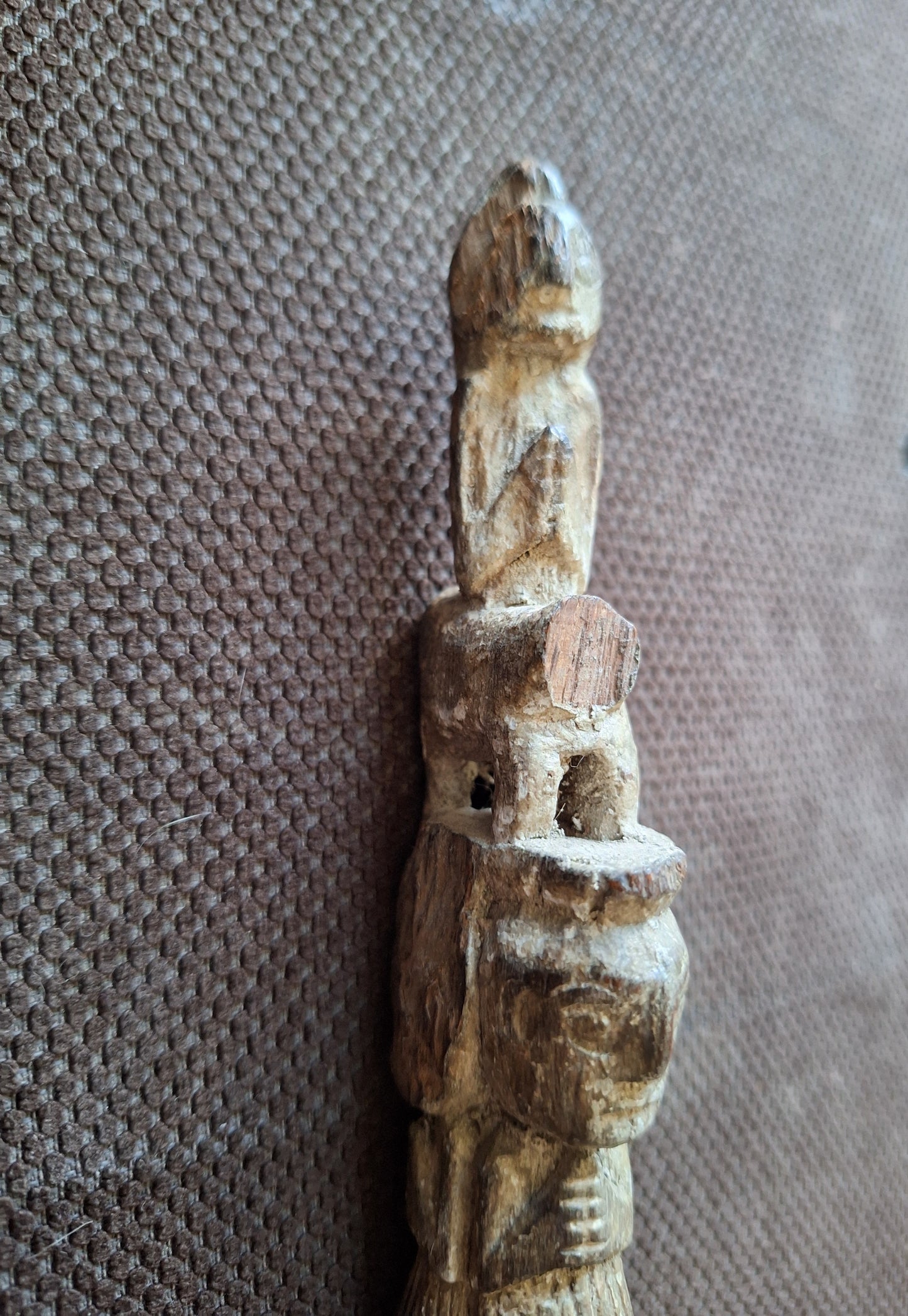 Antique wooden phurba #38