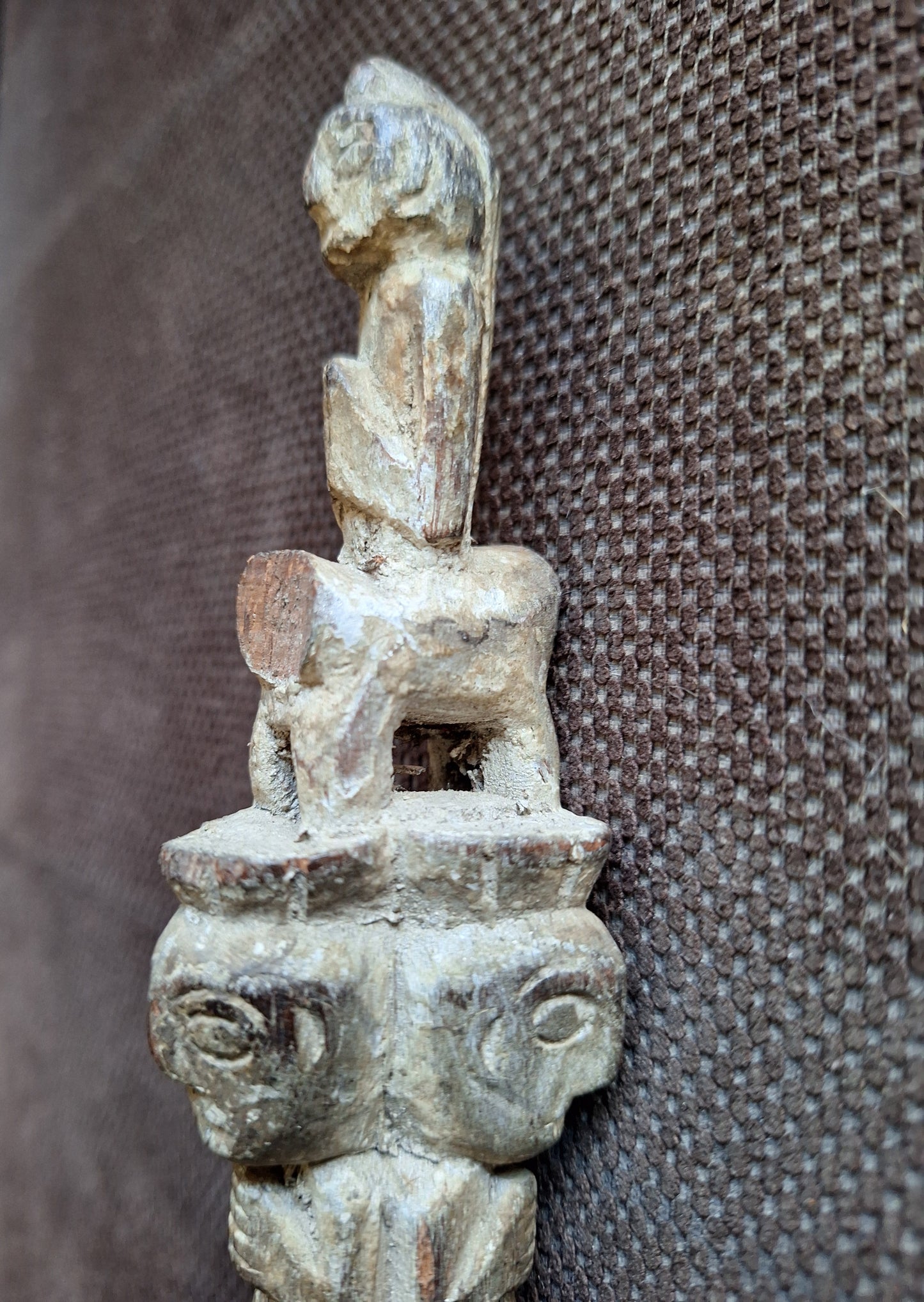 Antique wooden phurba #38