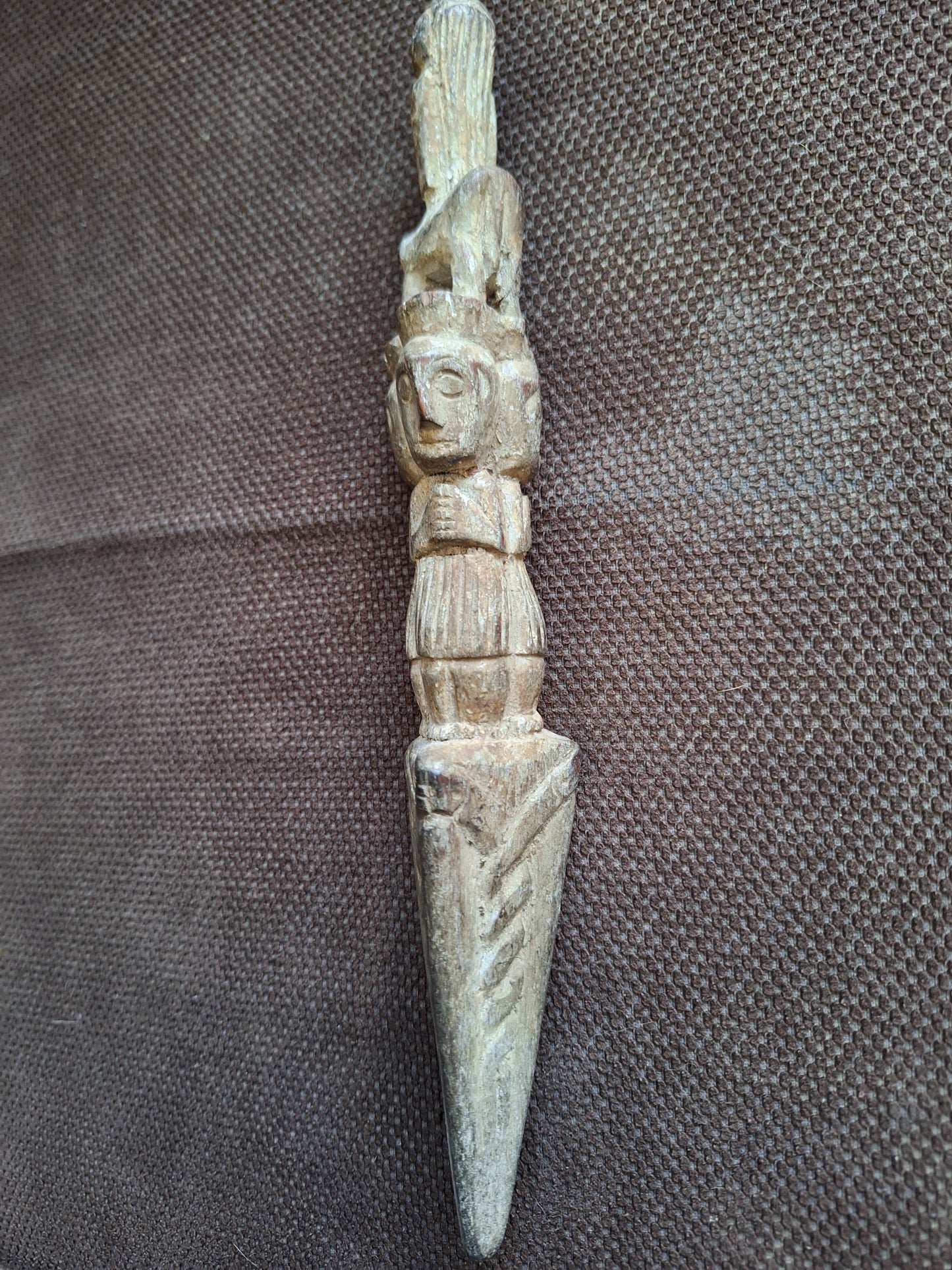 Antique wooden phurba #38