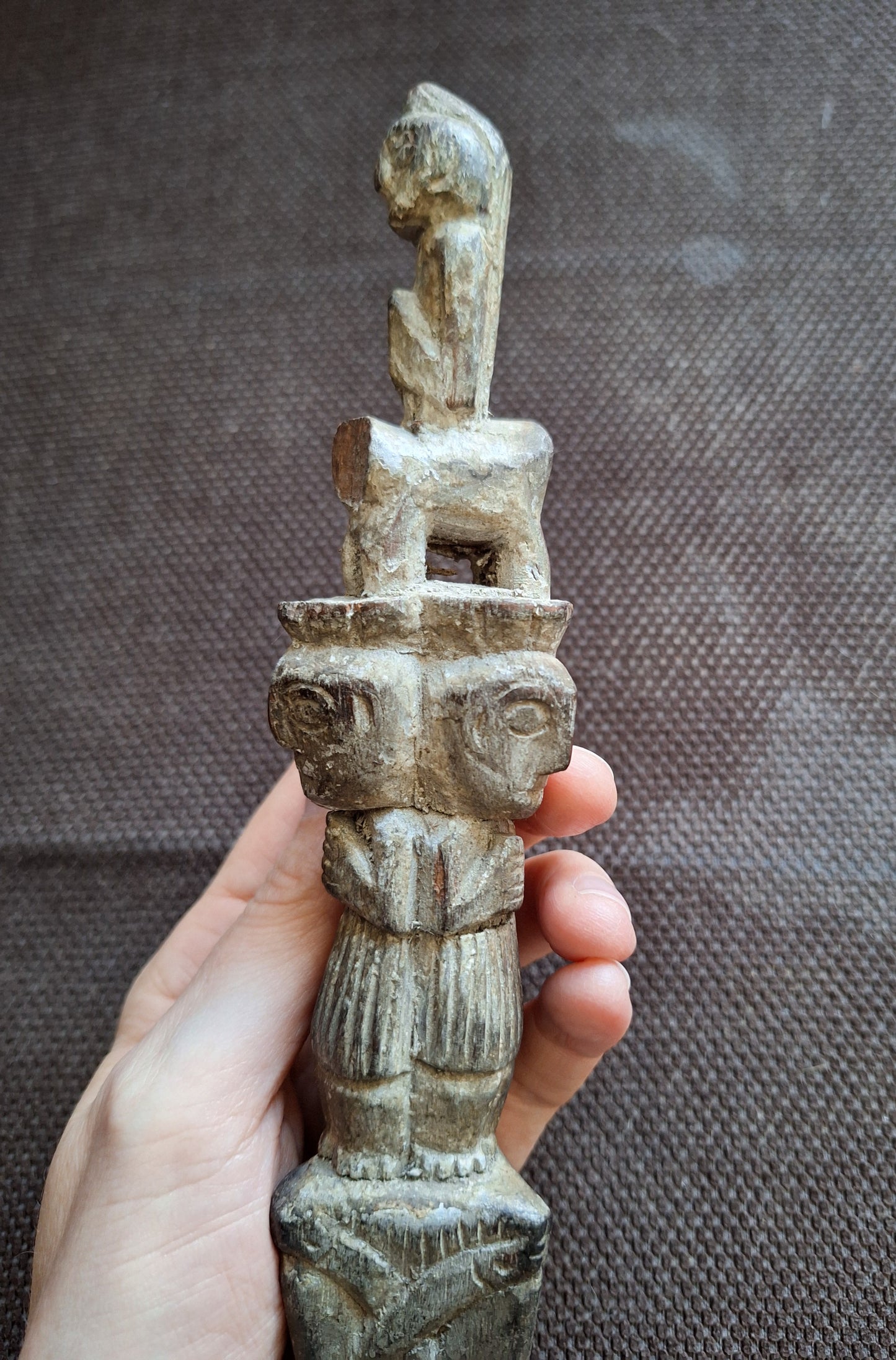 Antique wooden phurba #38