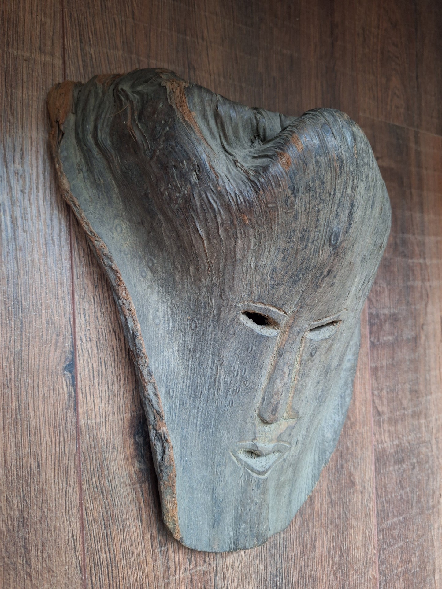 Nepalese palm tree bark mask #2