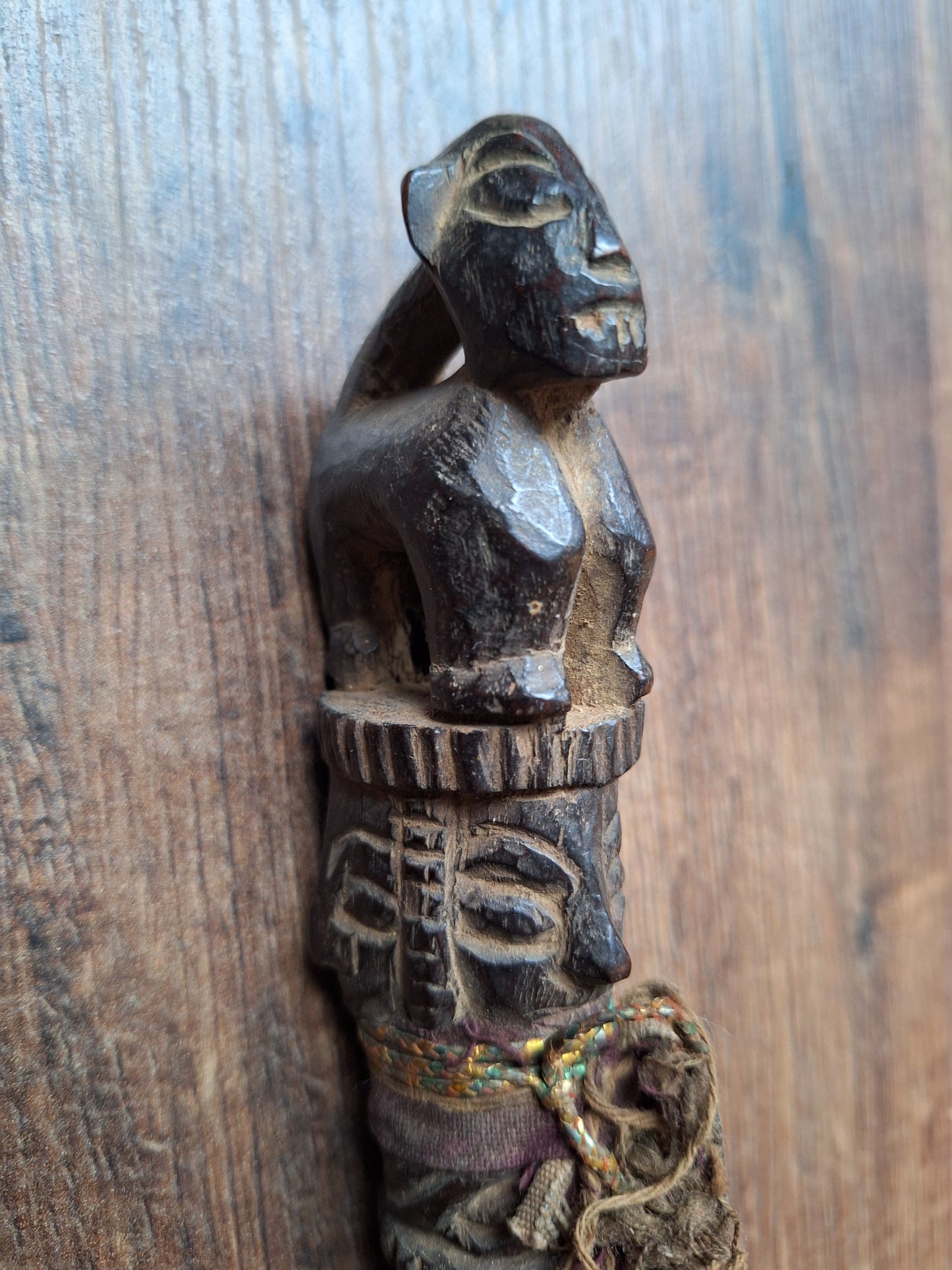 Antique wooden phurba #41