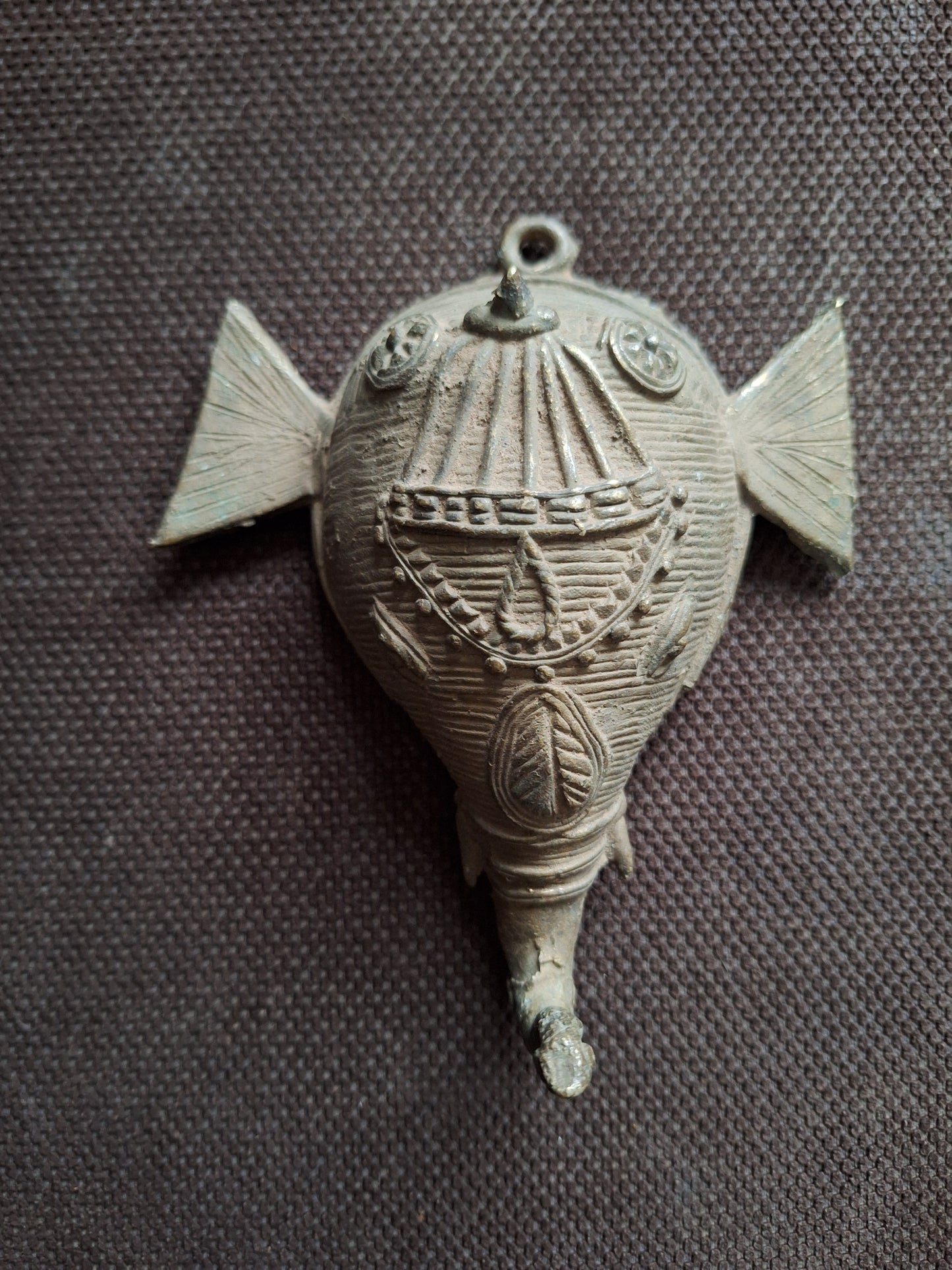 Vintage bronze Ganesha wallhanger