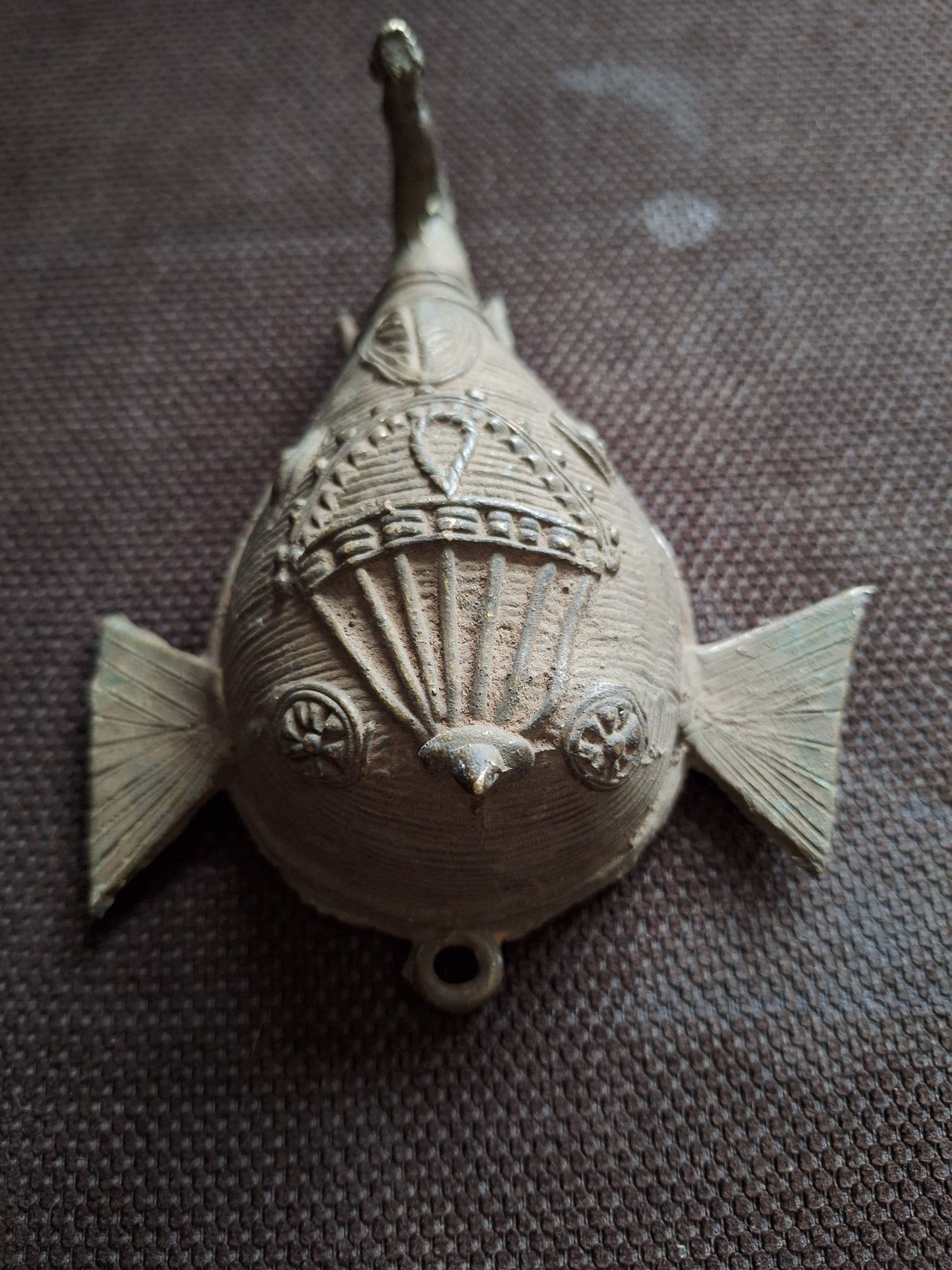 Vintage bronze Ganesha wallhanger