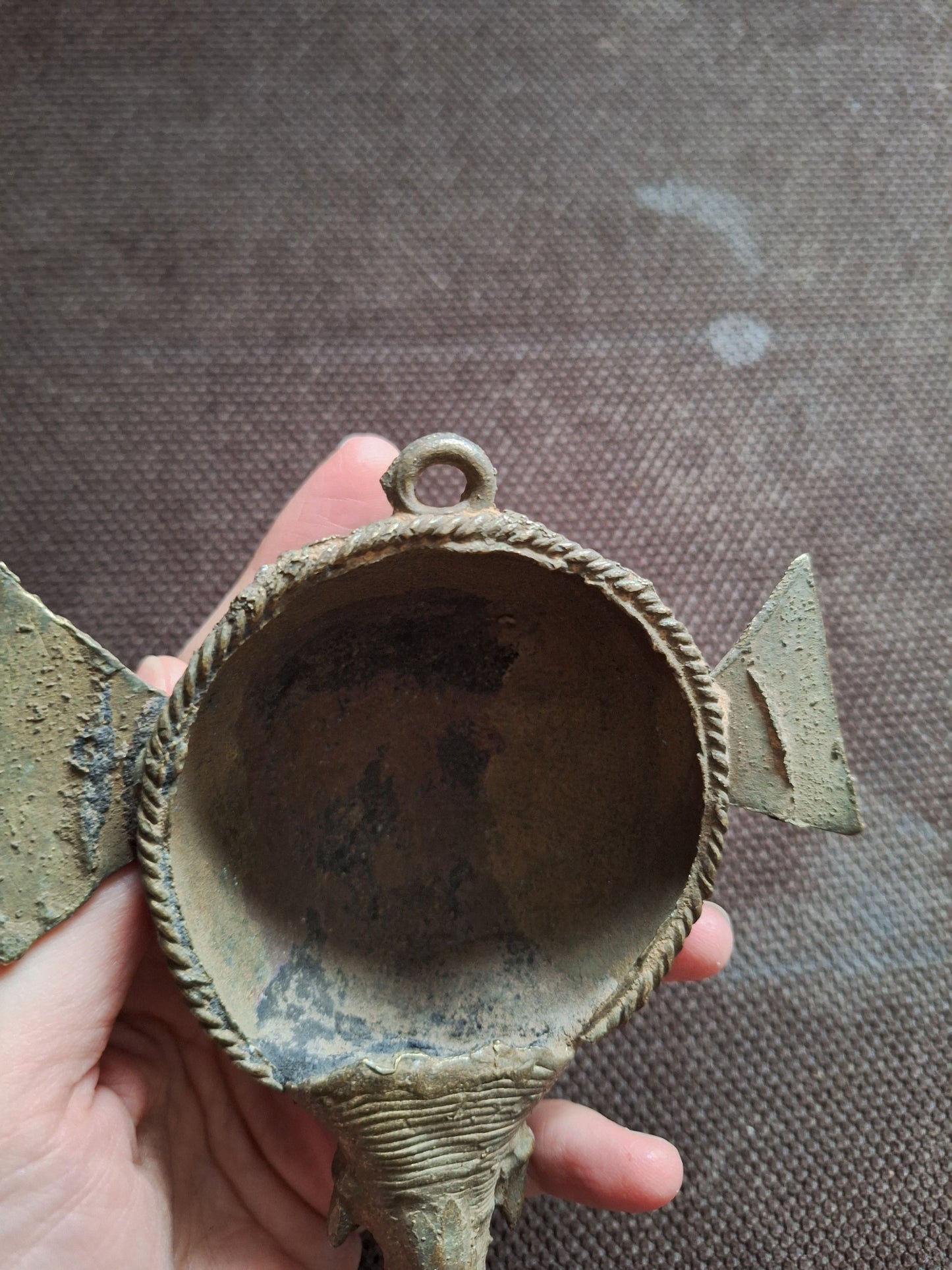 Vintage bronze Ganesha wallhanger