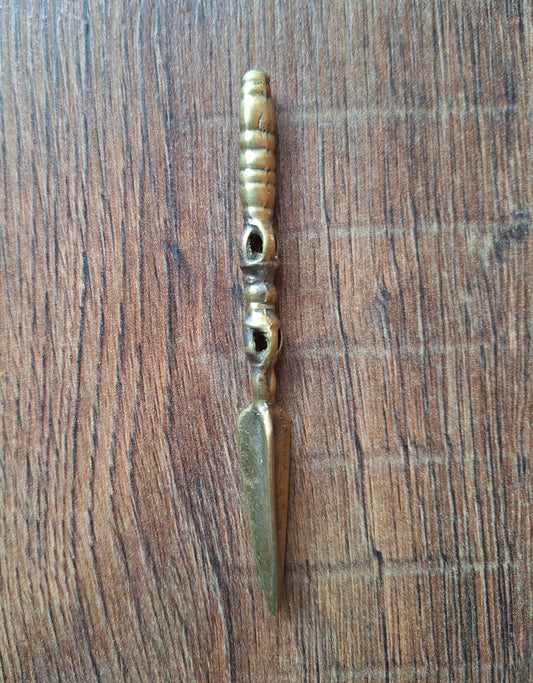 Vintage small brass phurba