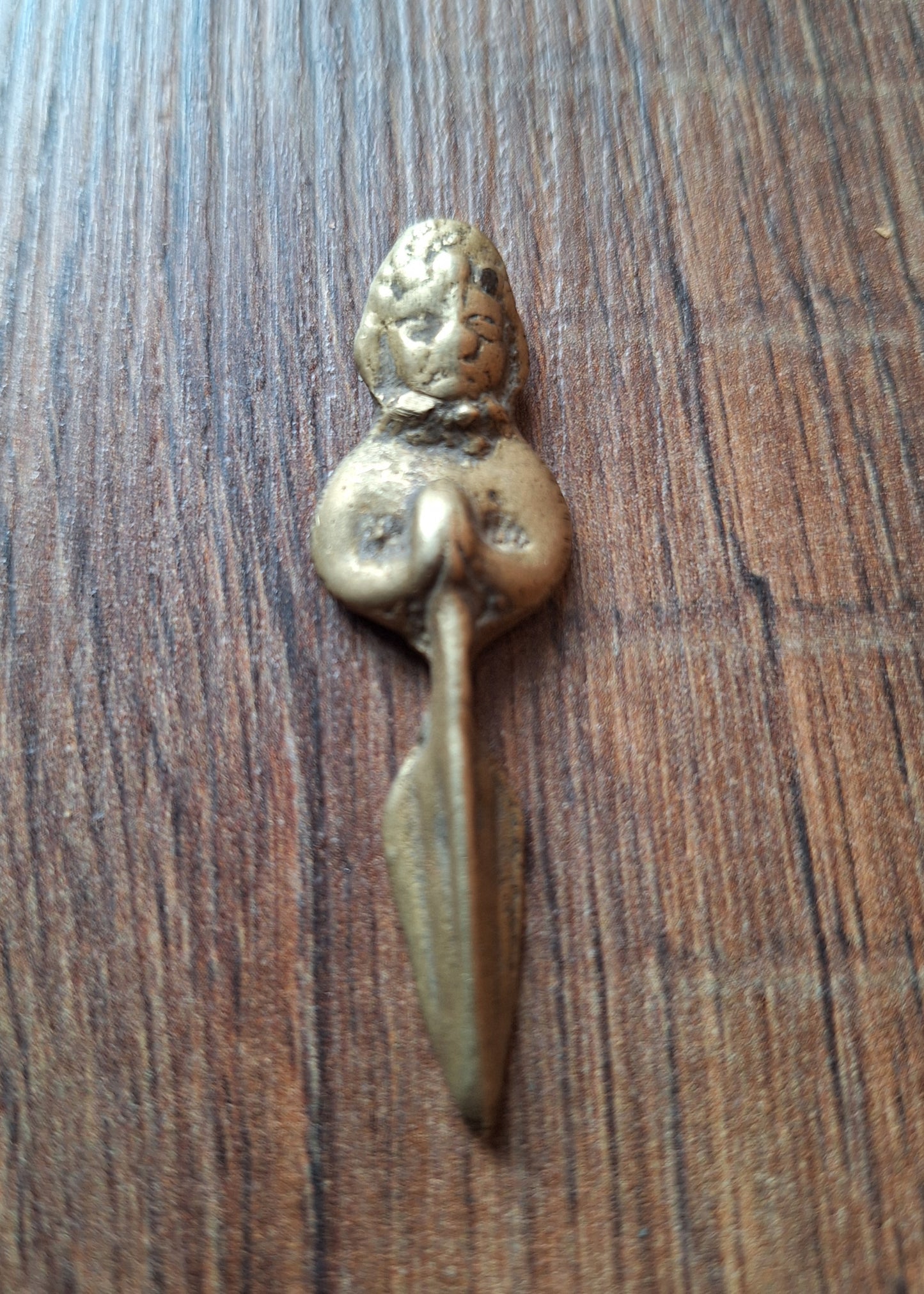 Vintage brass Vajrakilaya pendant
