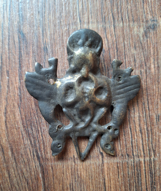 Antique bronze thogchag pendant Garuda