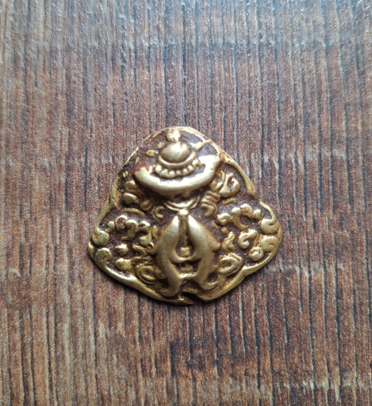 Old brass thogchag pendant Pair of Golden Fishes