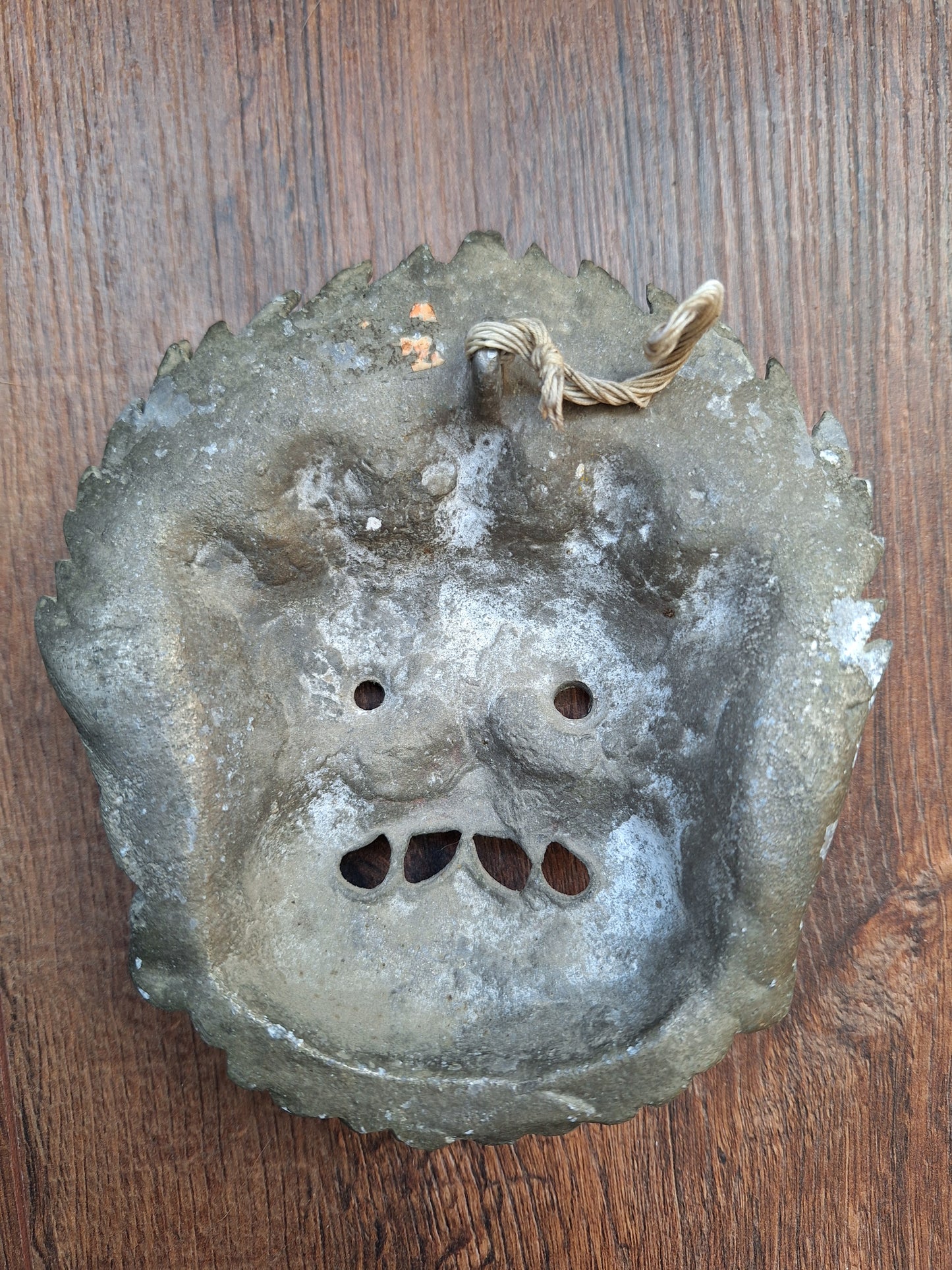 Vintage aluminium Mahakala mask