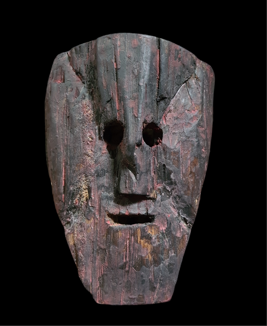 Antique Nepalese wooden mask