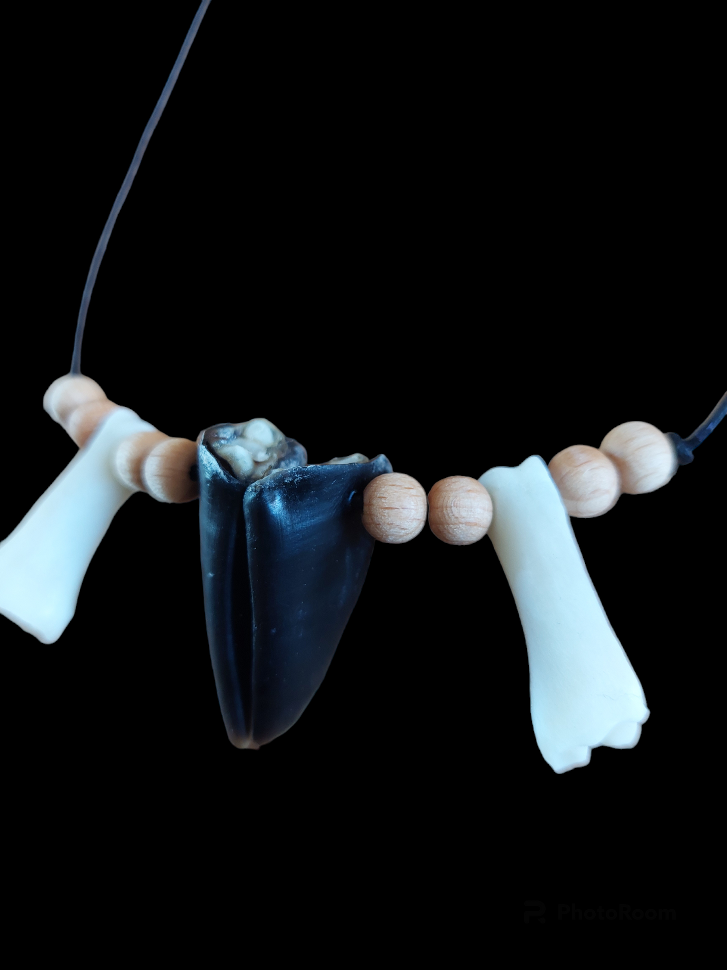 Roe deer foot bones and hooves amulet necklace #2