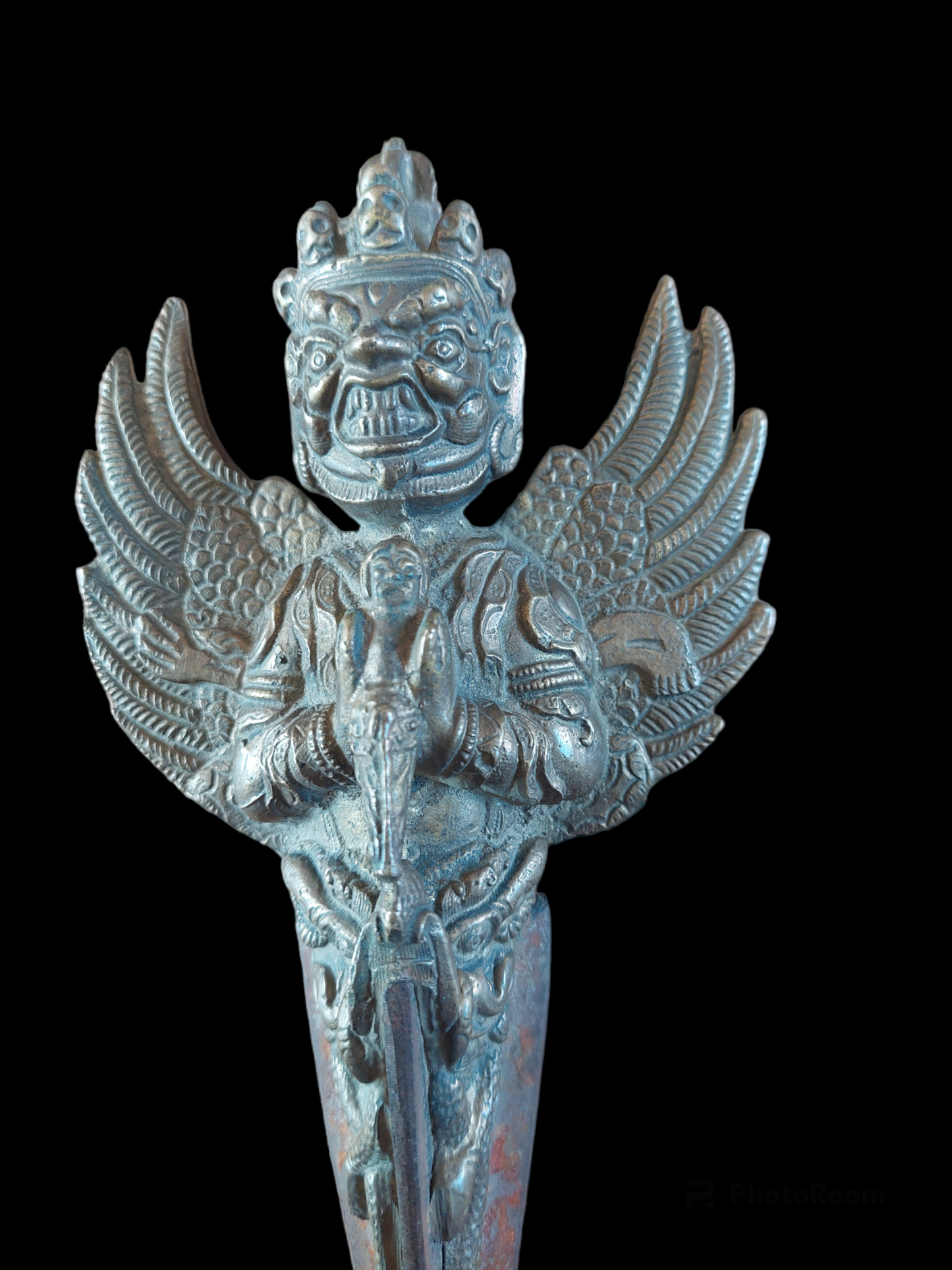 Antique bronze Vajrakila phurba
